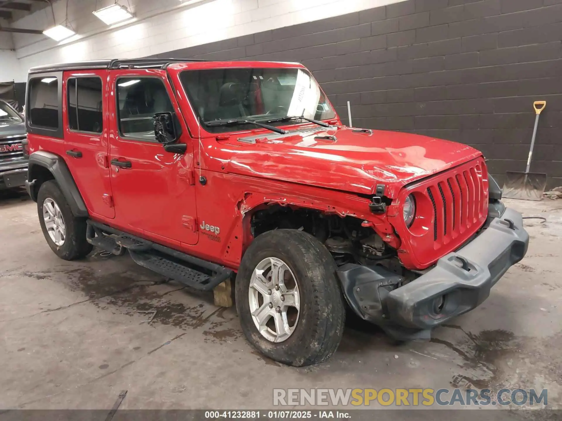 1 fotografías del automóvil dañado 1C4HJXDG6LW102873 JEEP WRANGLER UNLIMITED 2020