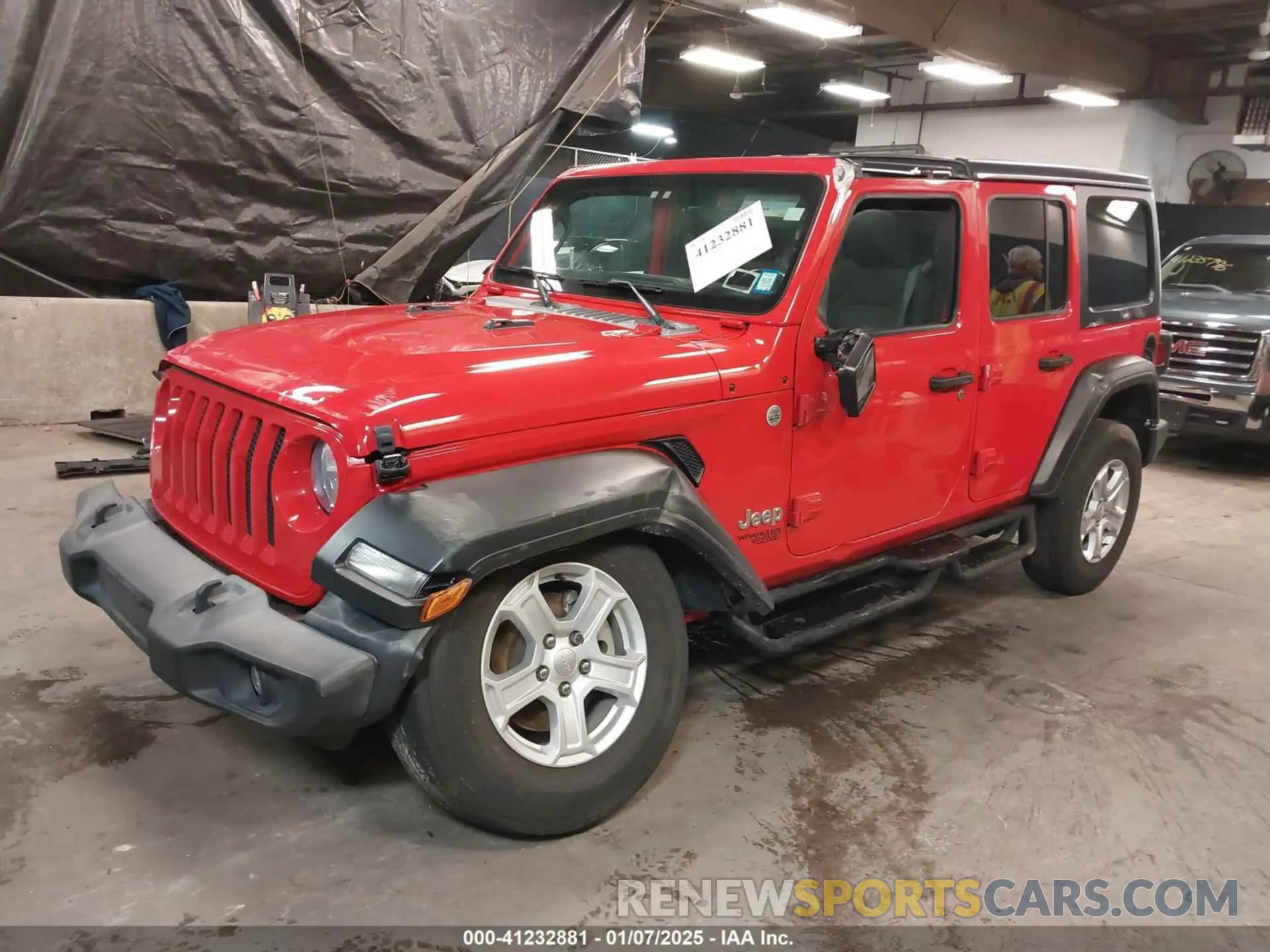 2 fotografías del automóvil dañado 1C4HJXDG6LW102873 JEEP WRANGLER UNLIMITED 2020