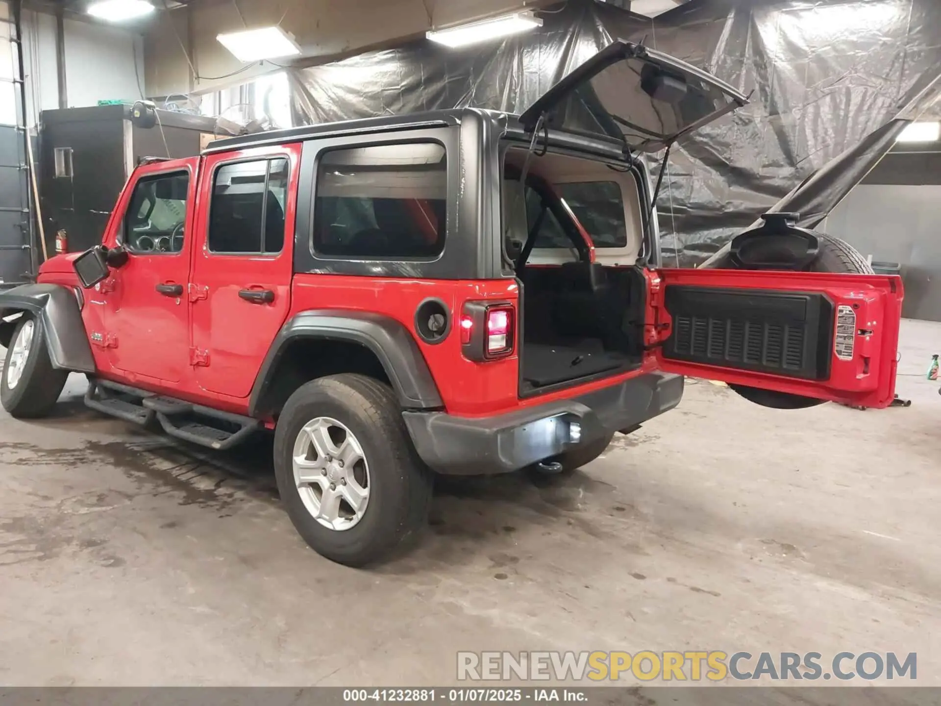 3 fotografías del automóvil dañado 1C4HJXDG6LW102873 JEEP WRANGLER UNLIMITED 2020