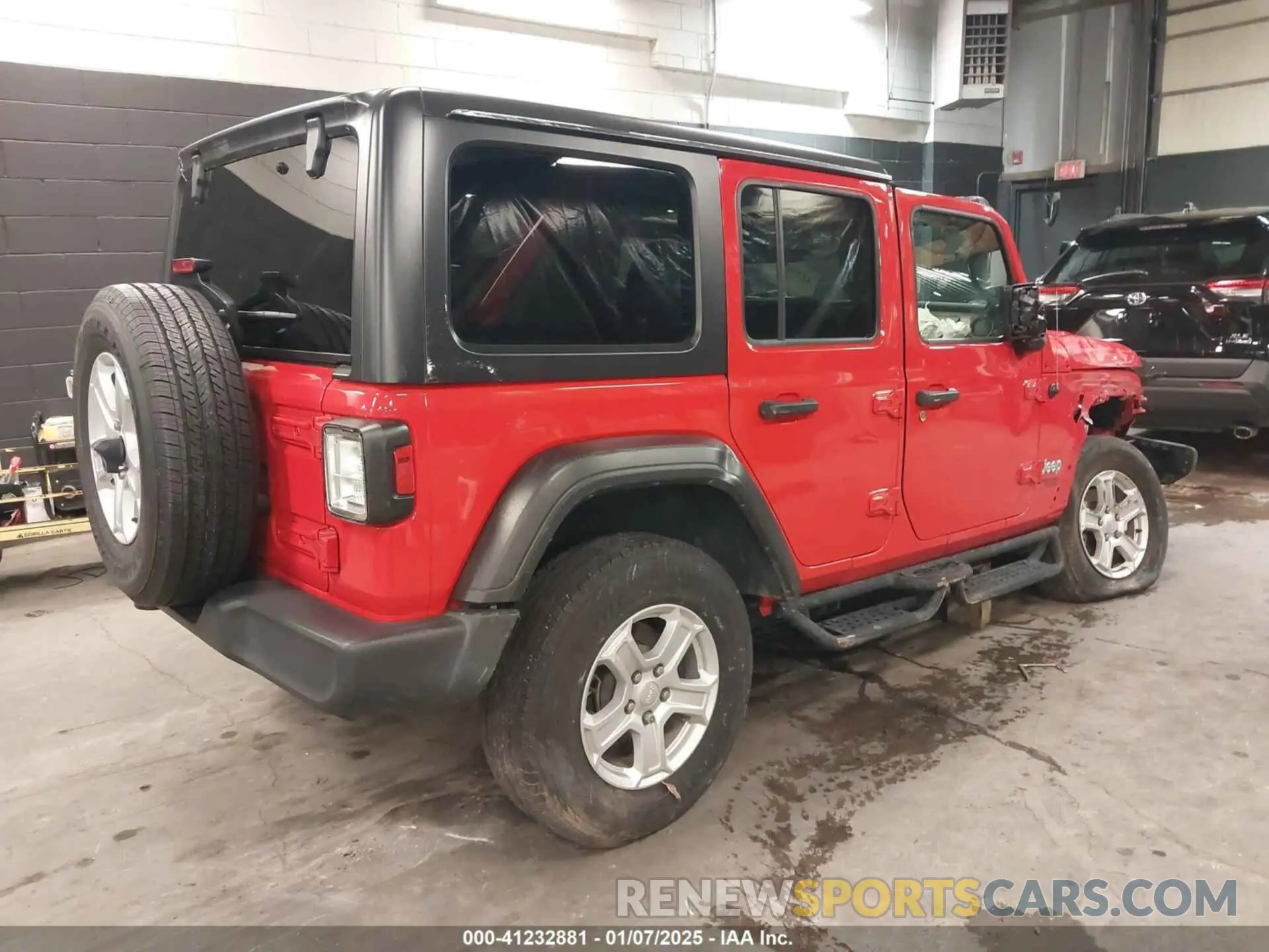 4 fotografías del automóvil dañado 1C4HJXDG6LW102873 JEEP WRANGLER UNLIMITED 2020
