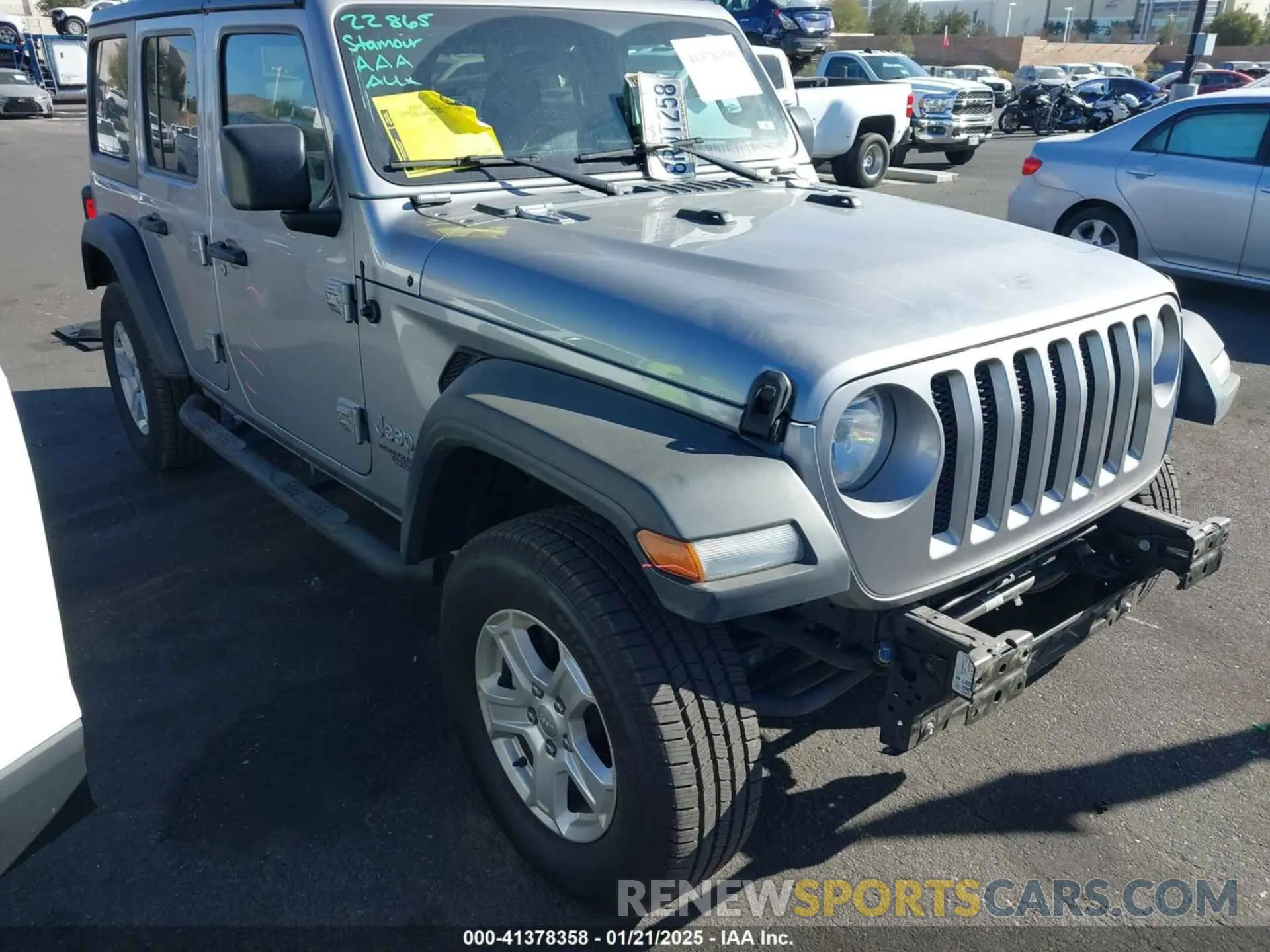 1 fotografías del automóvil dañado 1C4HJXDG6LW192557 JEEP WRANGLER UNLIMITED 2020