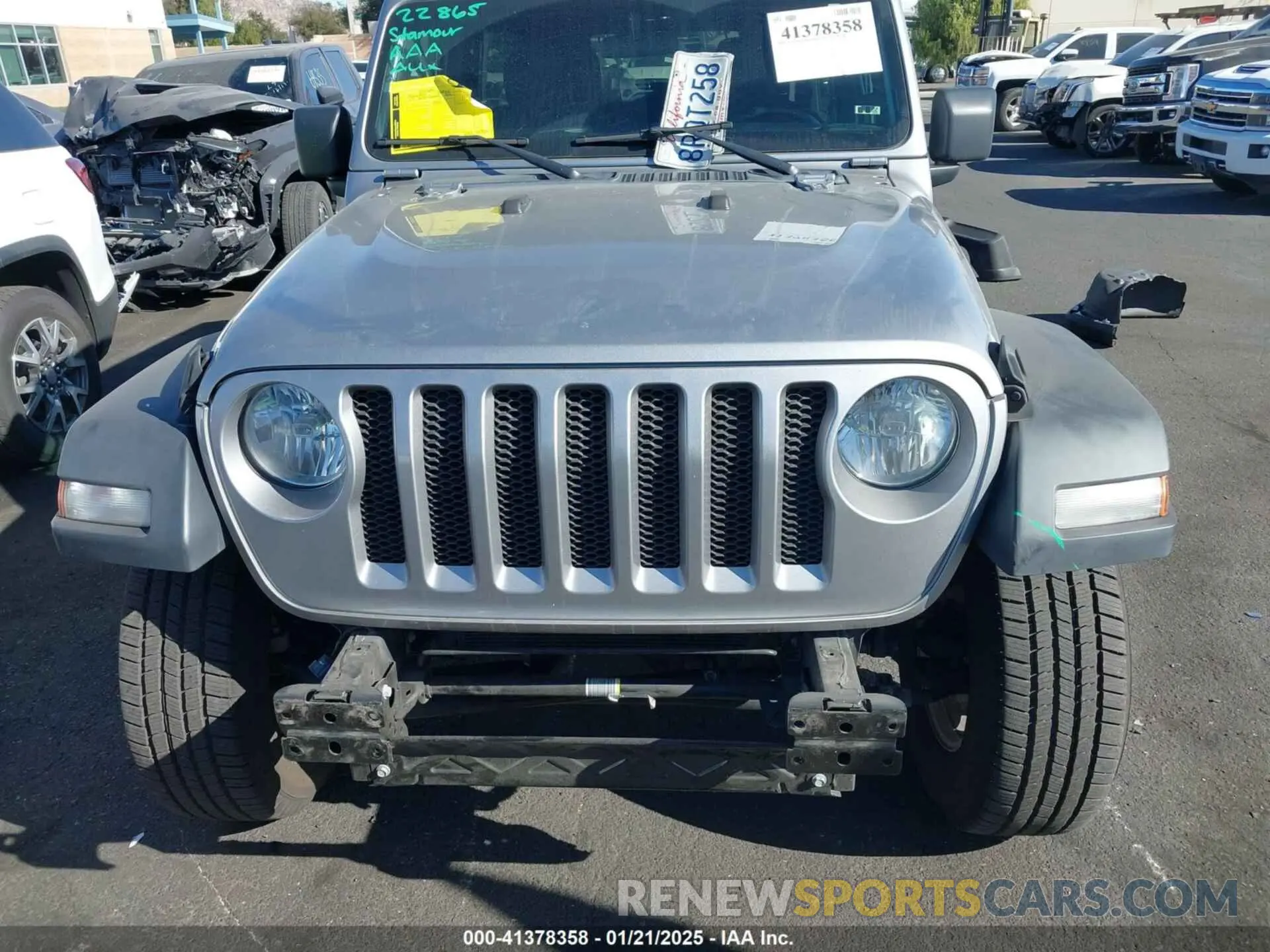 13 fotografías del automóvil dañado 1C4HJXDG6LW192557 JEEP WRANGLER UNLIMITED 2020