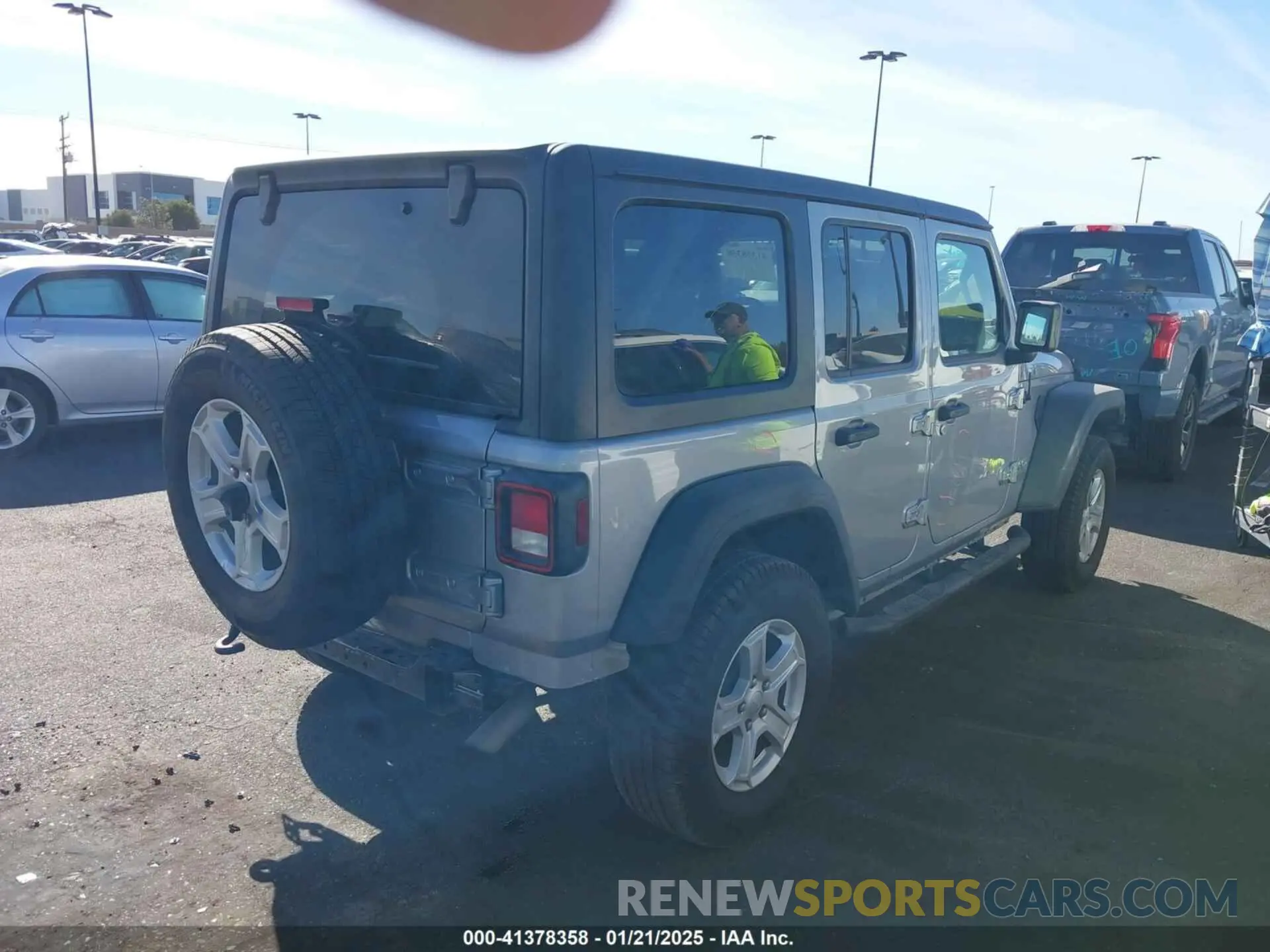 4 fotografías del automóvil dañado 1C4HJXDG6LW192557 JEEP WRANGLER UNLIMITED 2020