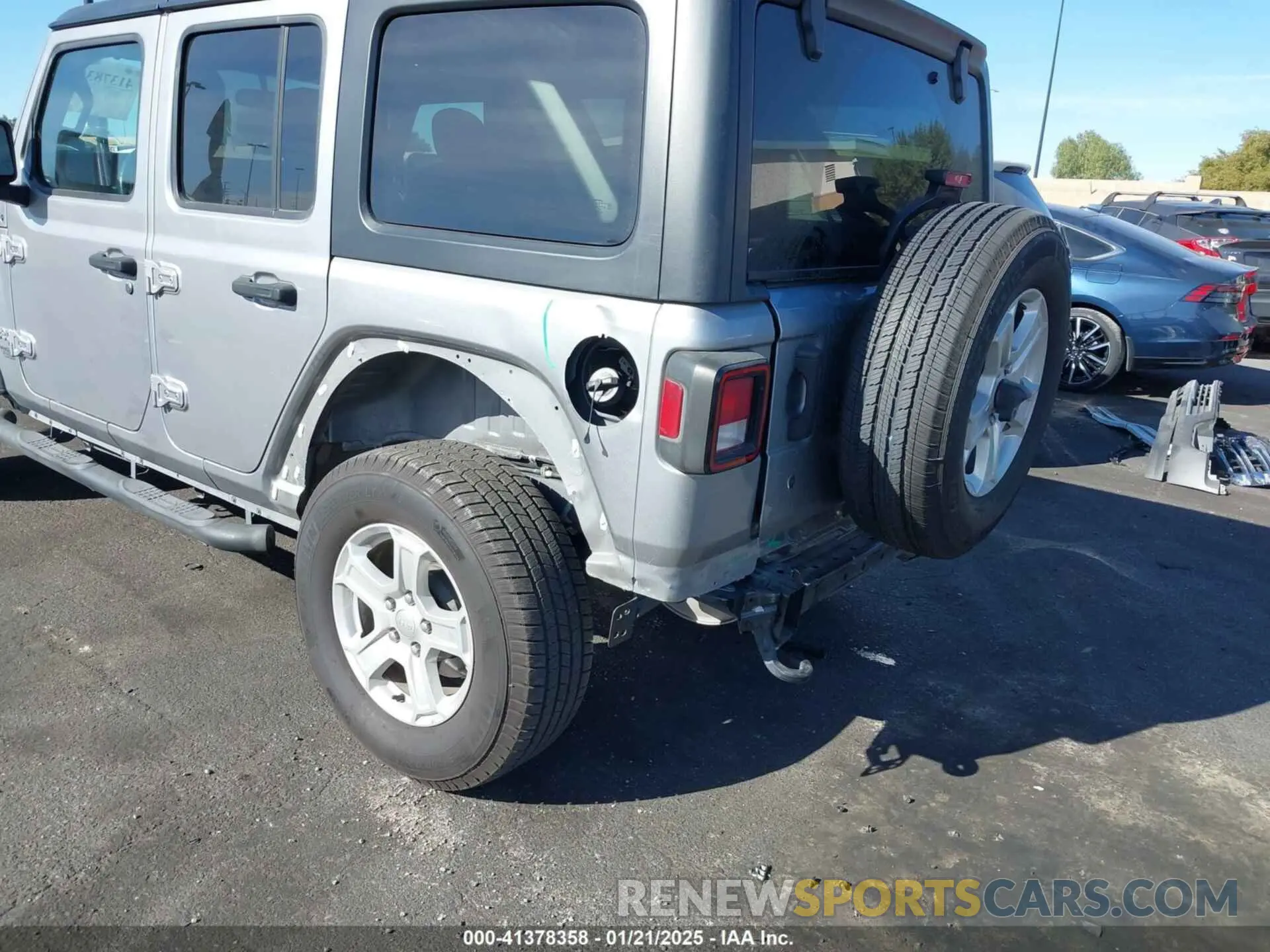 6 fotografías del automóvil dañado 1C4HJXDG6LW192557 JEEP WRANGLER UNLIMITED 2020