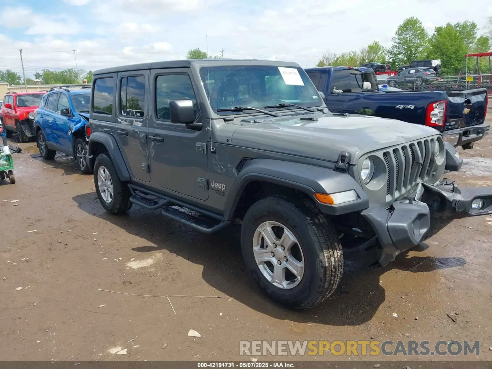 1 fotografías del automóvil dañado 1C4HJXDG6LW242311 JEEP WRANGLER UNLIMITED 2020