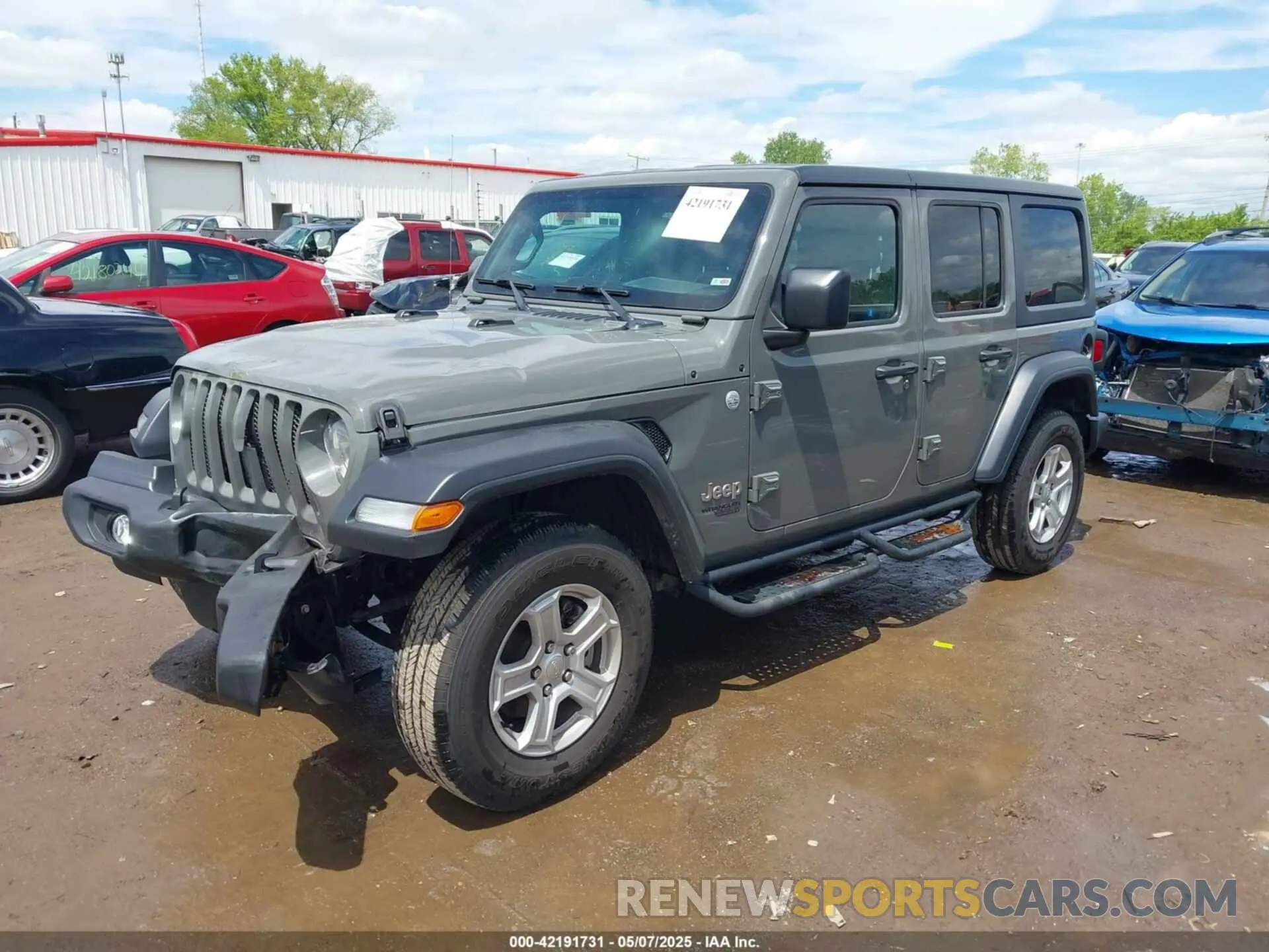 2 fotografías del automóvil dañado 1C4HJXDG6LW242311 JEEP WRANGLER UNLIMITED 2020