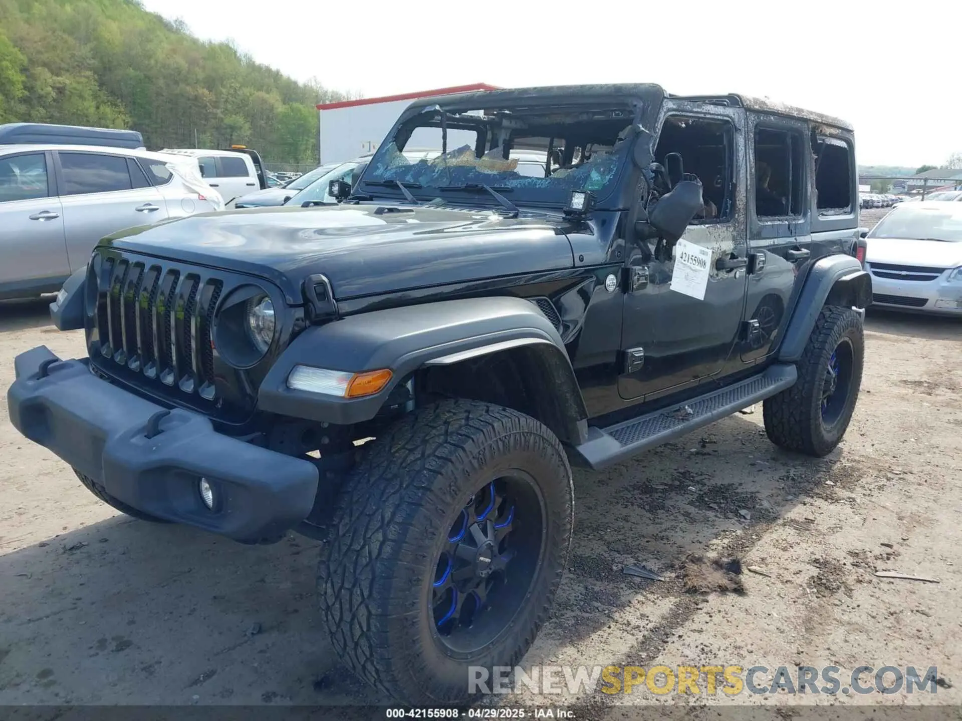 2 fotografías del automóvil dañado 1C4HJXDG7LW263975 JEEP WRANGLER UNLIMITED 2020