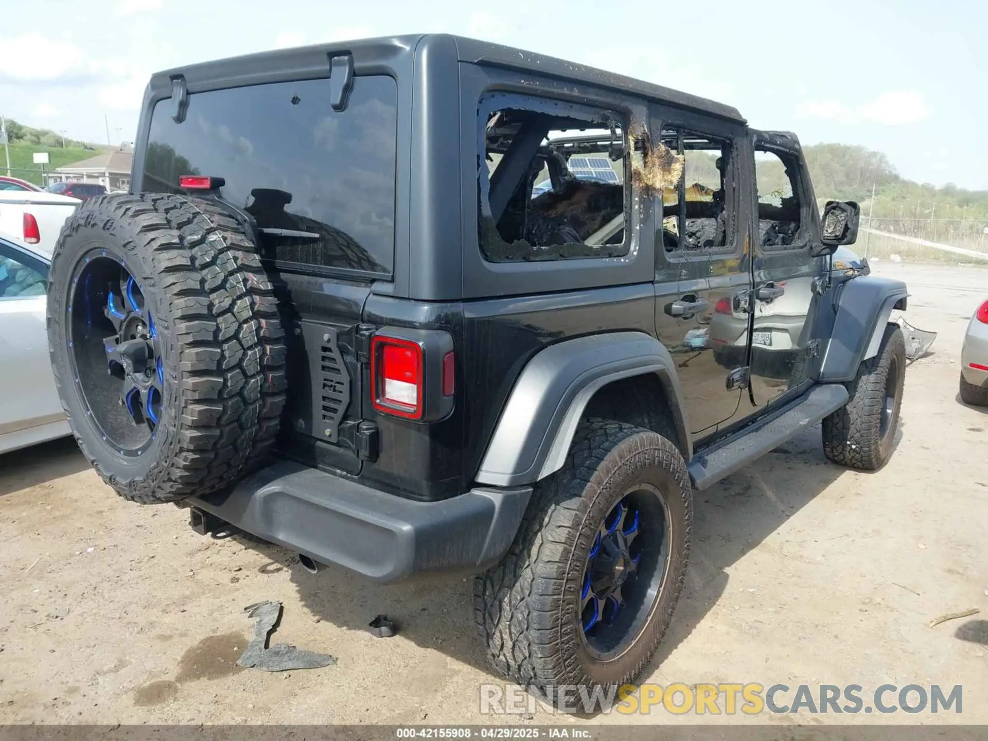 4 fotografías del automóvil dañado 1C4HJXDG7LW263975 JEEP WRANGLER UNLIMITED 2020