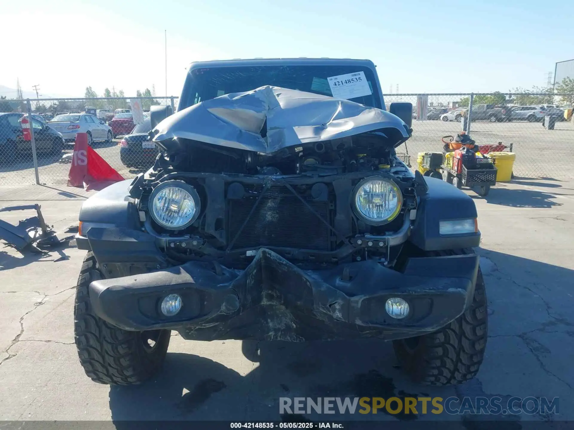 12 fotografías del automóvil dañado 1C4HJXDG8LW177056 JEEP WRANGLER UNLIMITED 2020