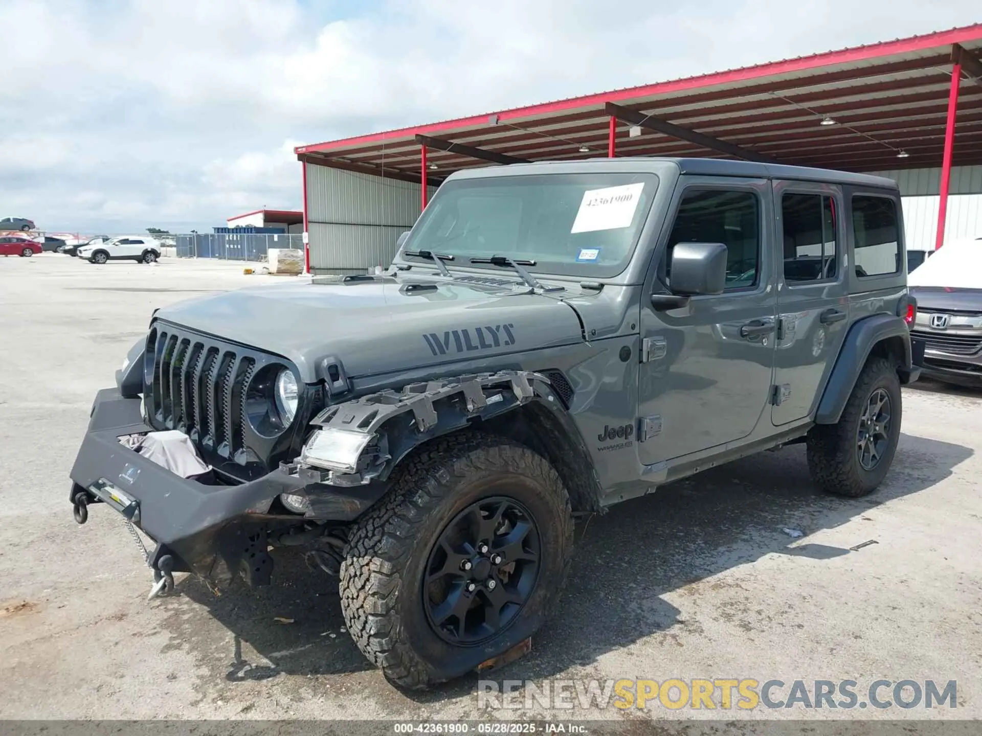 2 fotografías del automóvil dañado 1C4HJXDG9LW290921 JEEP WRANGLER UNLIMITED 2020