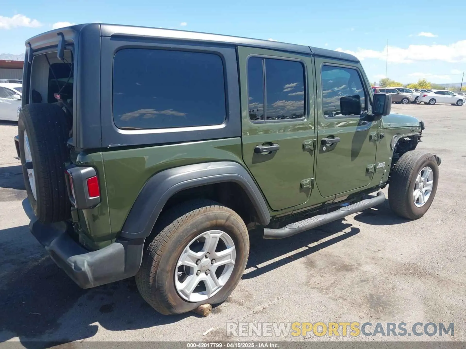 4 fotografías del automóvil dañado 1C4HJXDG9LW329796 JEEP WRANGLER UNLIMITED 2020