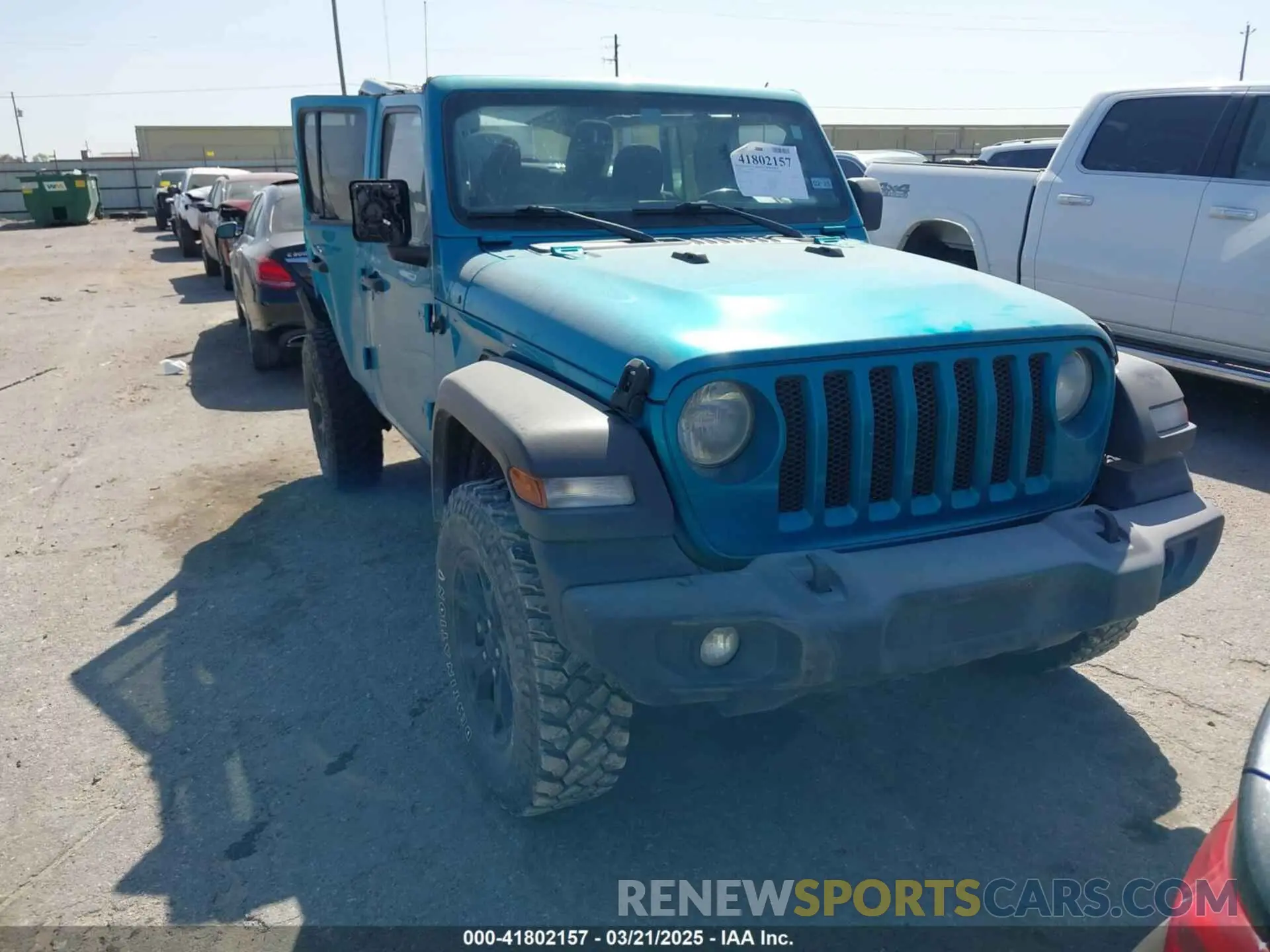 1 fotografías del automóvil dañado 1C4HJXDGXLW212437 JEEP WRANGLER UNLIMITED 2020