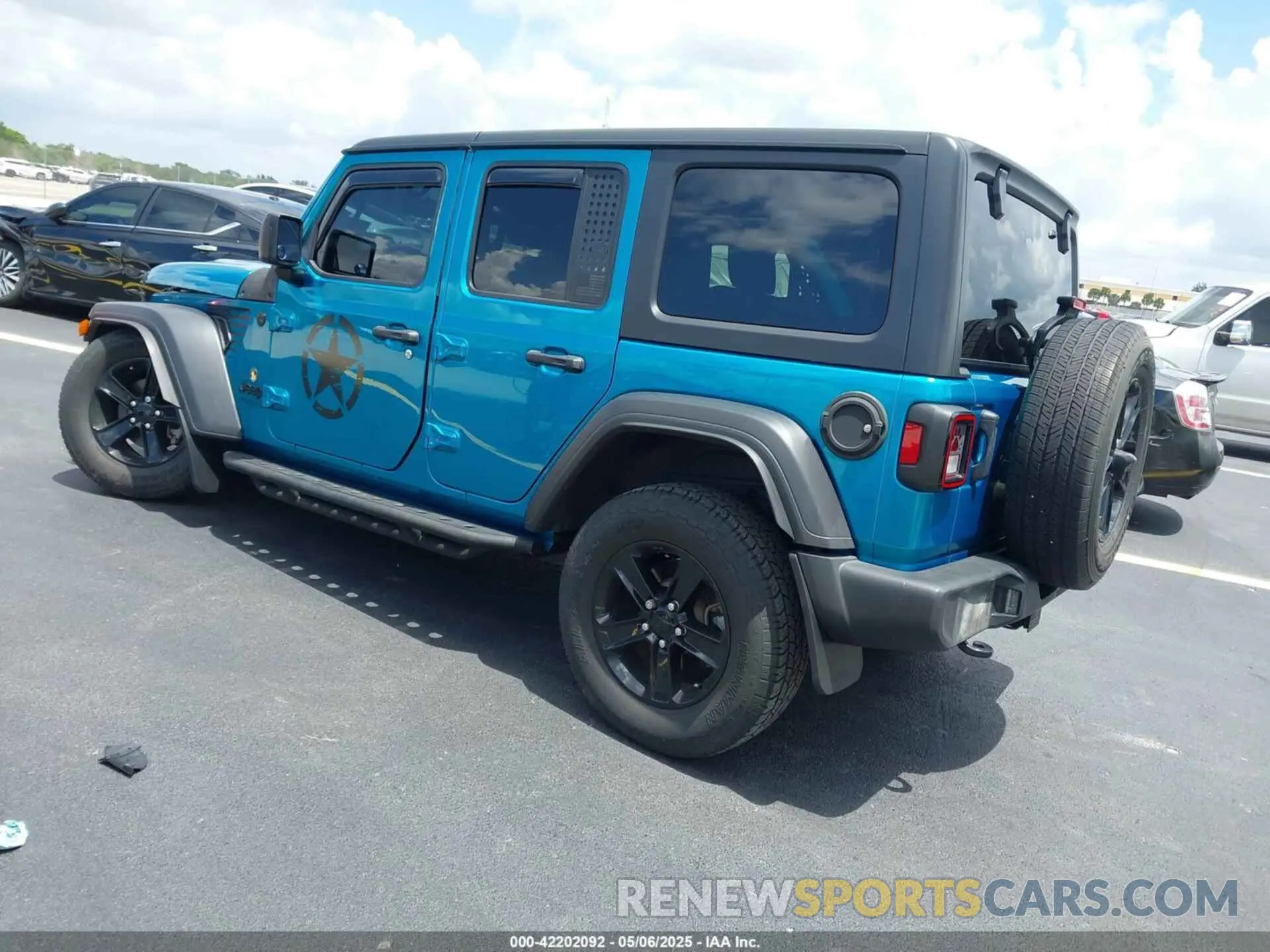 3 fotografías del automóvil dañado 1C4HJXDGXLW317222 JEEP WRANGLER UNLIMITED 2020