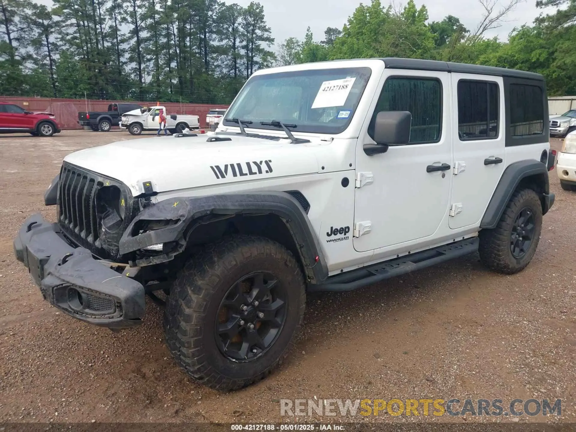 2 fotografías del automóvil dañado 1C4HJXDGXLW329337 JEEP WRANGLER UNLIMITED 2020