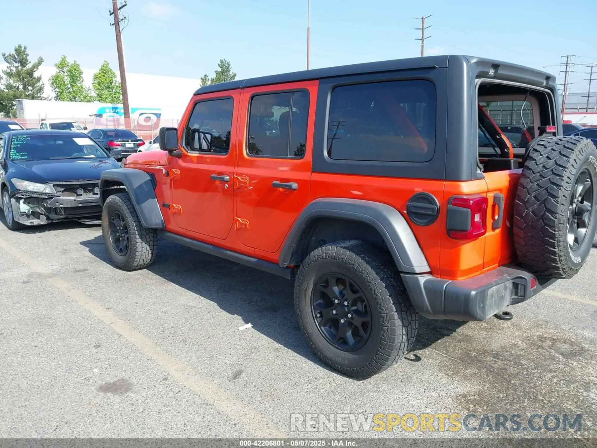 3 fotografías del automóvil dañado 1C4HJXDM9LW285935 JEEP WRANGLER UNLIMITED 2020