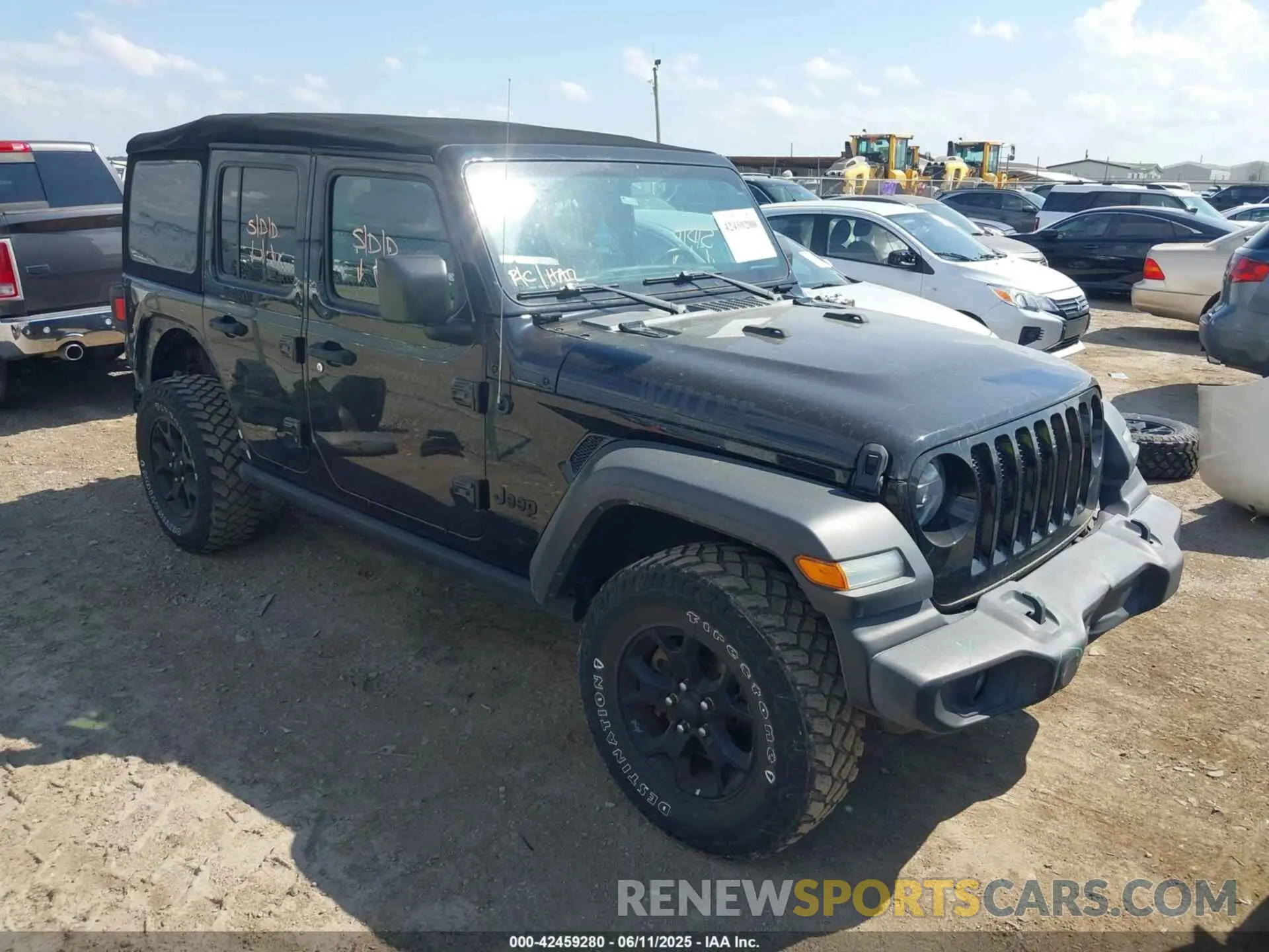 1 fotografías del automóvil dañado 1C4HJXDN0LW237409 JEEP WRANGLER UNLIMITED 2020