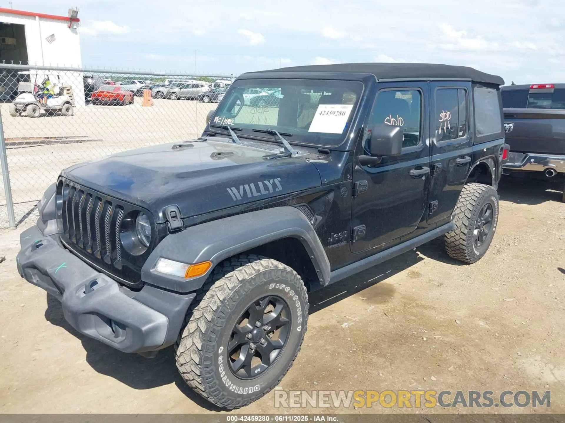 2 fotografías del automóvil dañado 1C4HJXDN0LW237409 JEEP WRANGLER UNLIMITED 2020