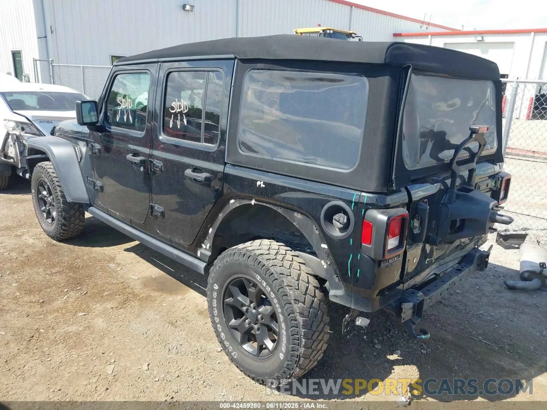 3 fotografías del automóvil dañado 1C4HJXDN0LW237409 JEEP WRANGLER UNLIMITED 2020