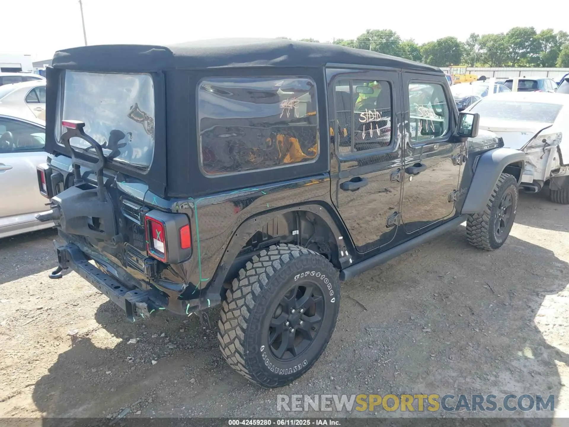 4 fotografías del automóvil dañado 1C4HJXDN0LW237409 JEEP WRANGLER UNLIMITED 2020