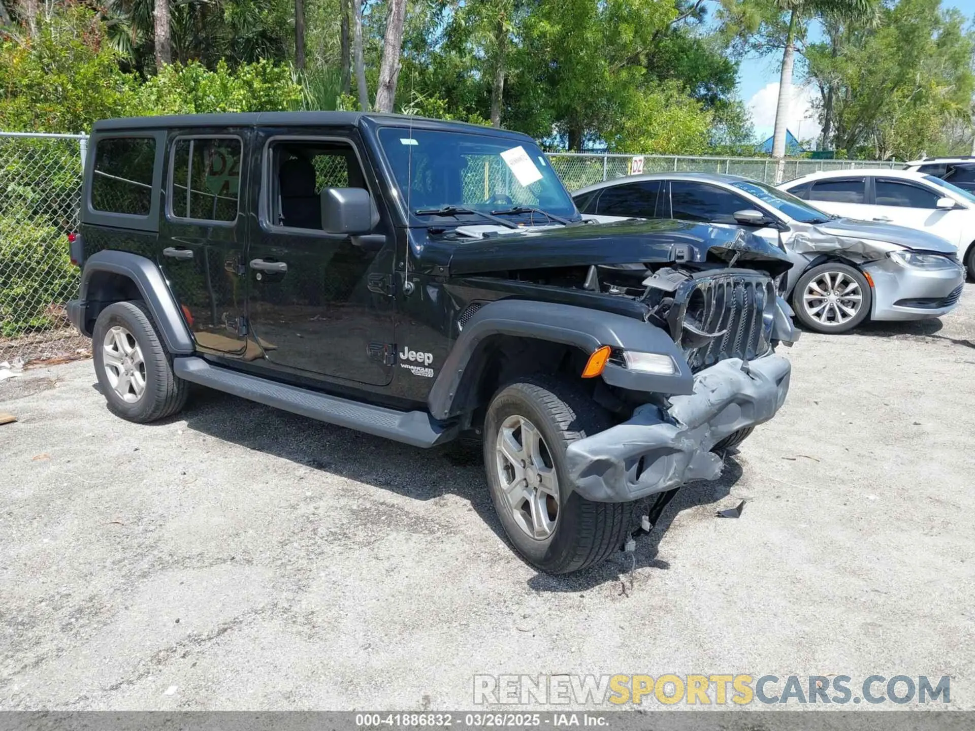 1 fotografías del automóvil dañado 1C4HJXDN1LW223664 JEEP WRANGLER UNLIMITED 2020