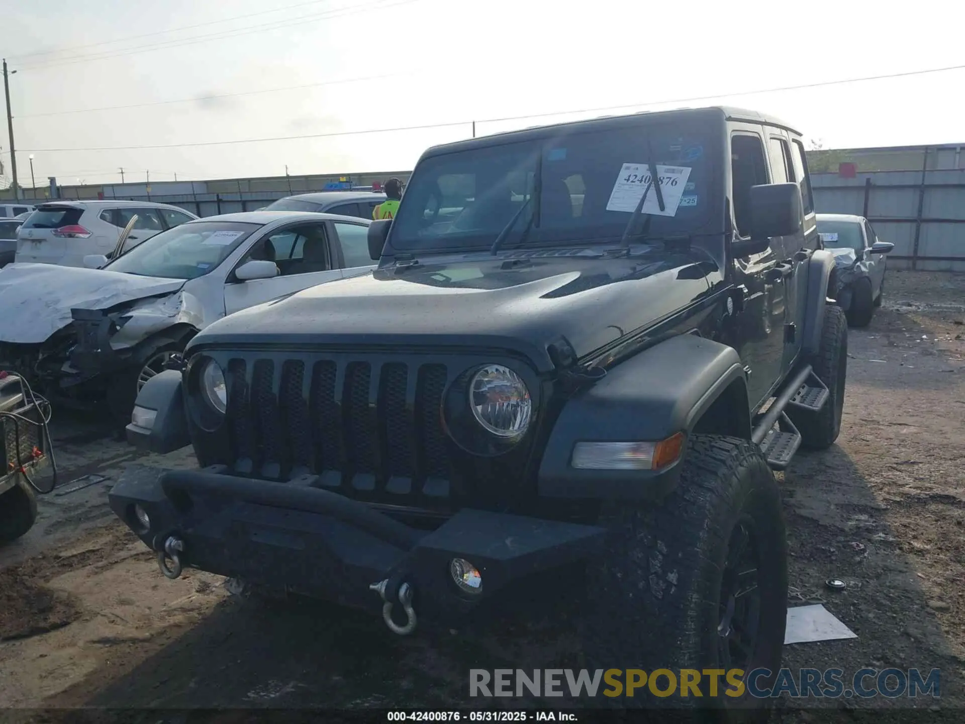 2 fotografías del automóvil dañado 1C4HJXDN2LW165046 JEEP WRANGLER UNLIMITED 2020