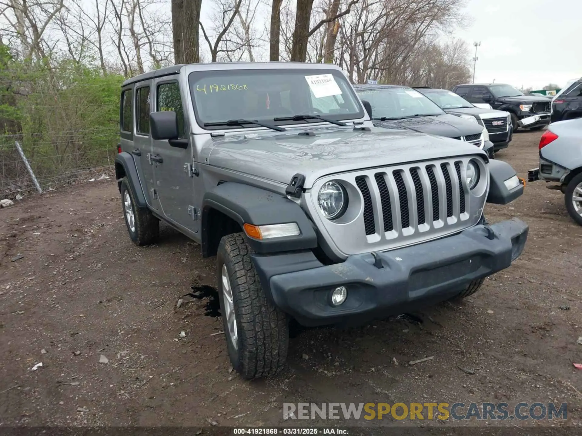 1 fotografías del automóvil dañado 1C4HJXDN3LW115076 JEEP WRANGLER UNLIMITED 2020