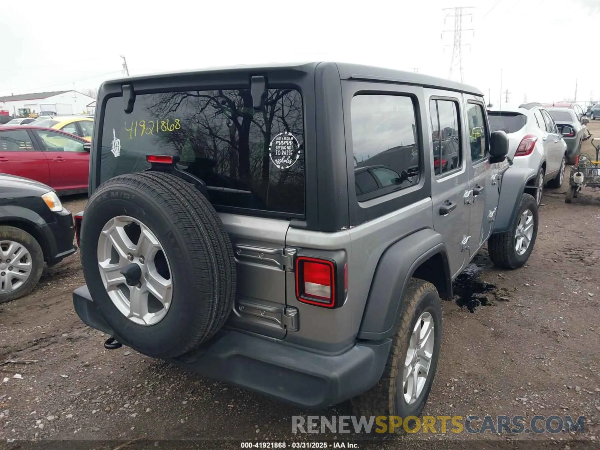 4 fotografías del automóvil dañado 1C4HJXDN3LW115076 JEEP WRANGLER UNLIMITED 2020