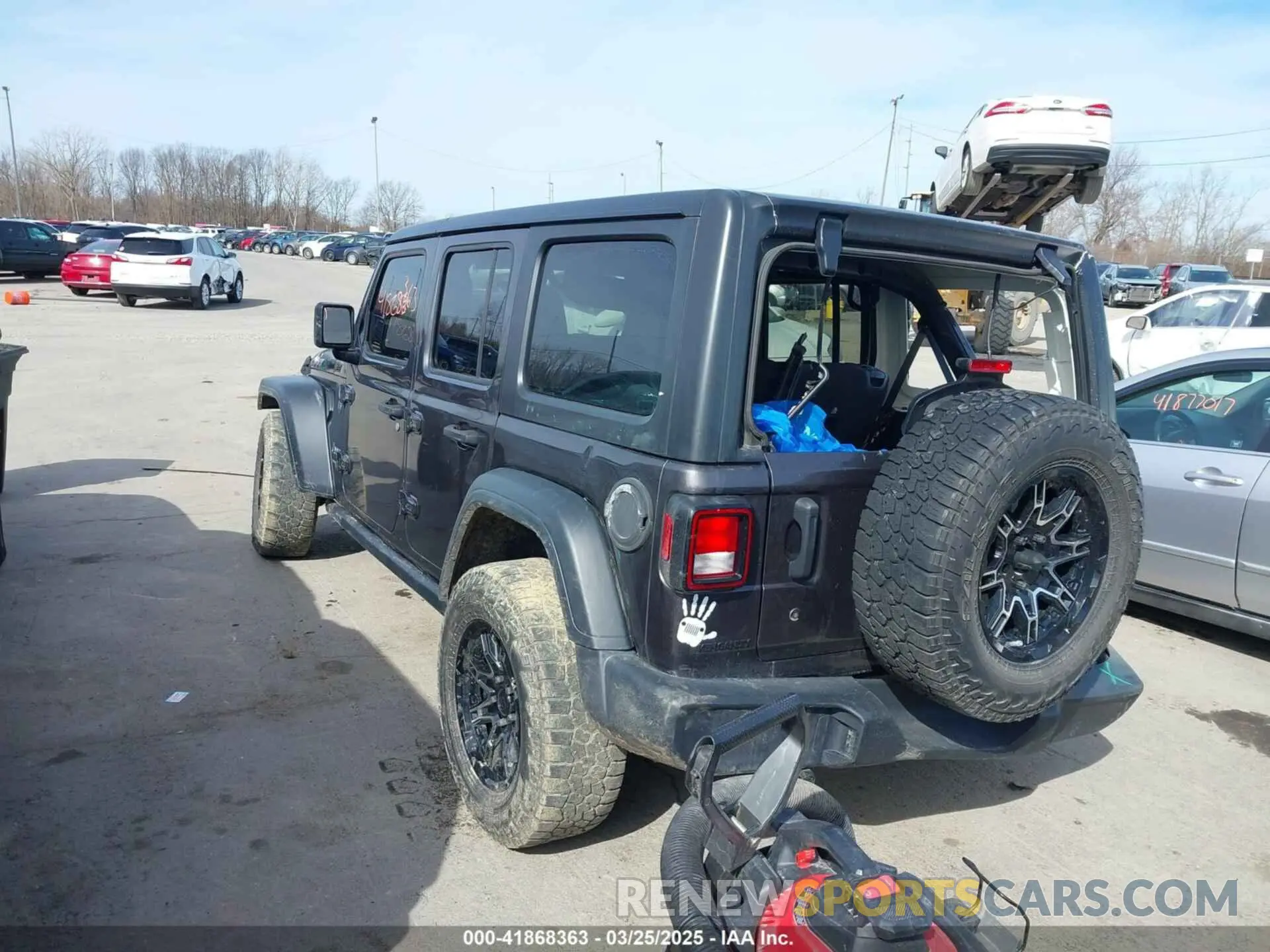 3 fotografías del automóvil dañado 1C4HJXDN3LW155884 JEEP WRANGLER UNLIMITED 2020