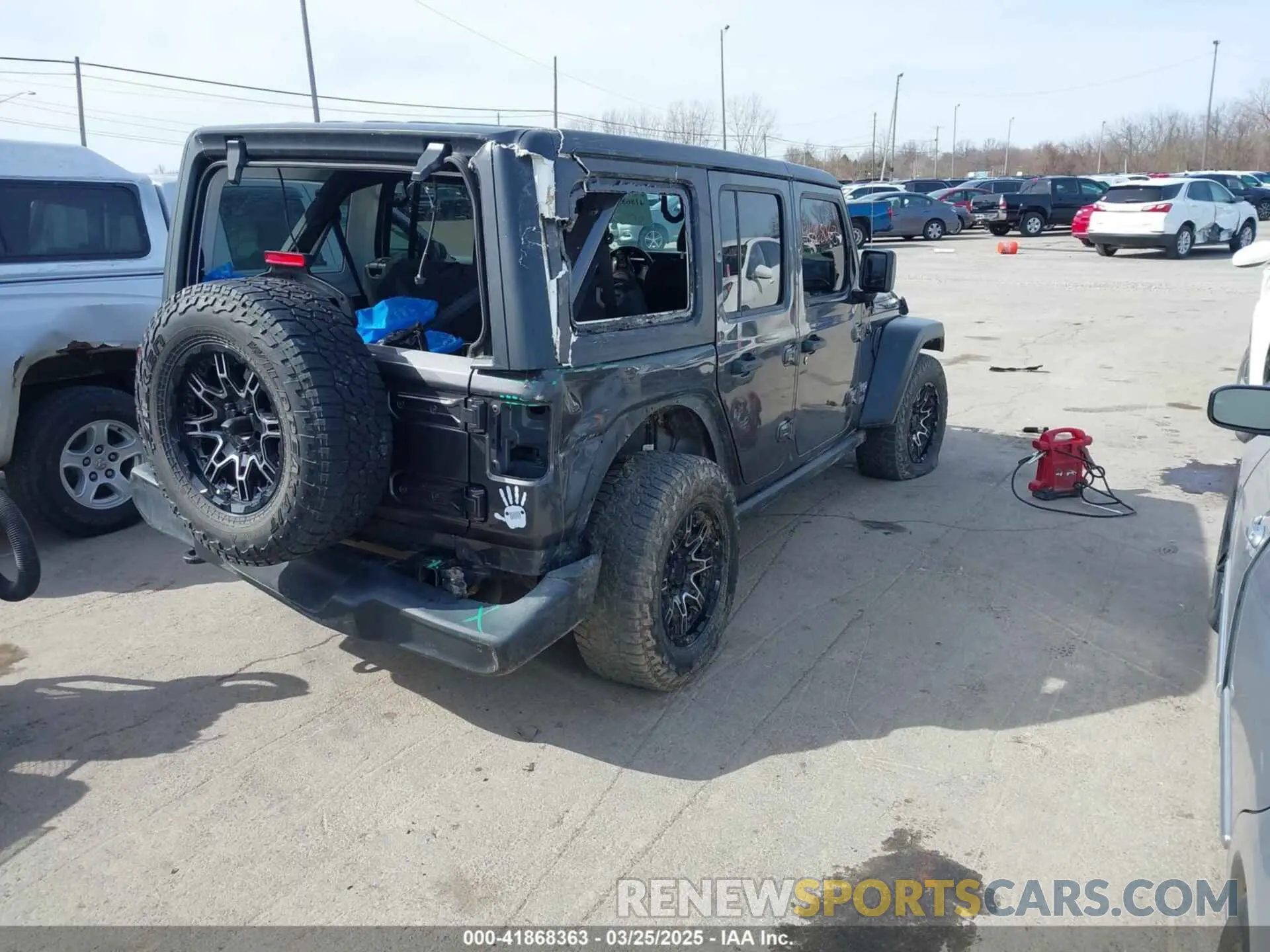 4 fotografías del automóvil dañado 1C4HJXDN3LW155884 JEEP WRANGLER UNLIMITED 2020