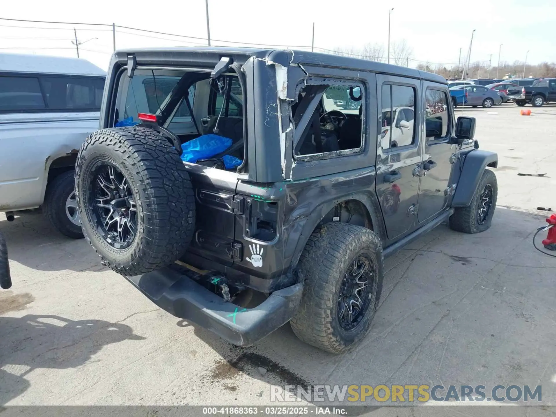6 fotografías del automóvil dañado 1C4HJXDN3LW155884 JEEP WRANGLER UNLIMITED 2020