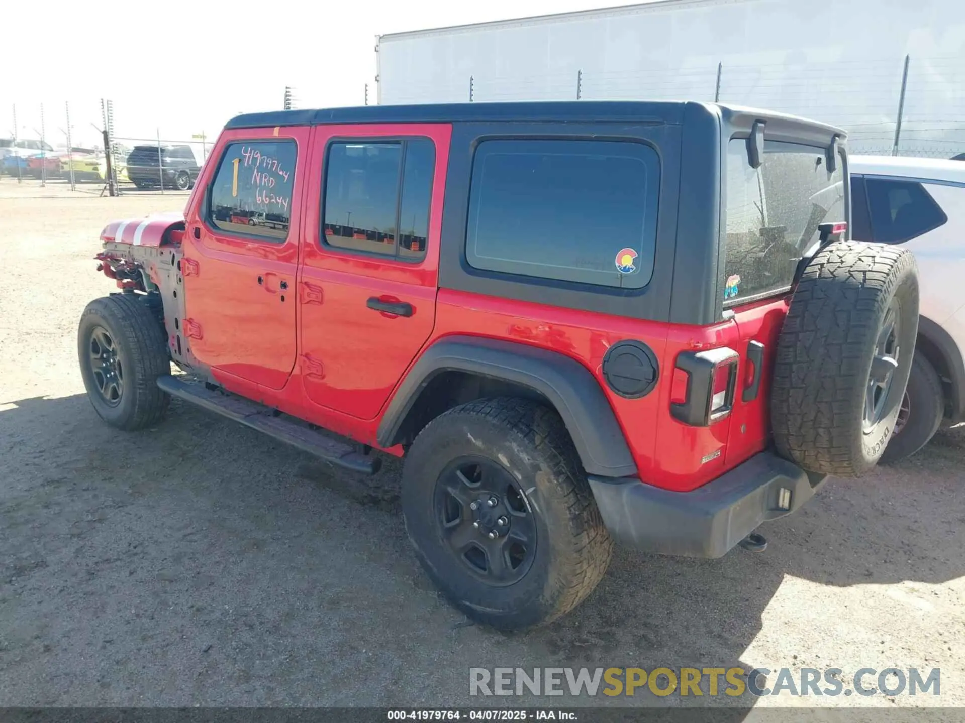 3 fotografías del automóvil dañado 1C4HJXDN5LW130646 JEEP WRANGLER UNLIMITED 2020