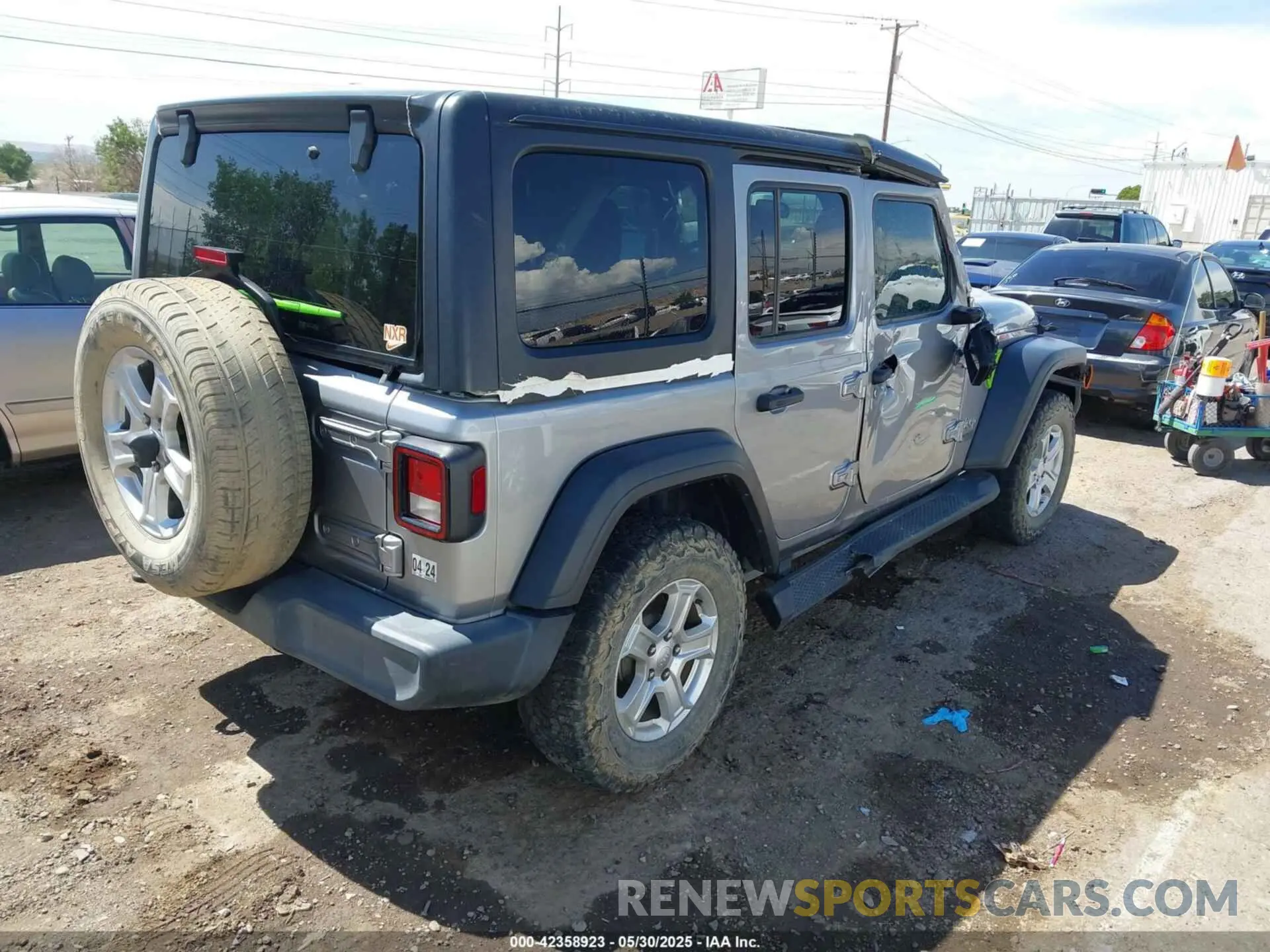 4 fotografías del automóvil dañado 1C4HJXDN5LW195481 JEEP WRANGLER UNLIMITED 2020