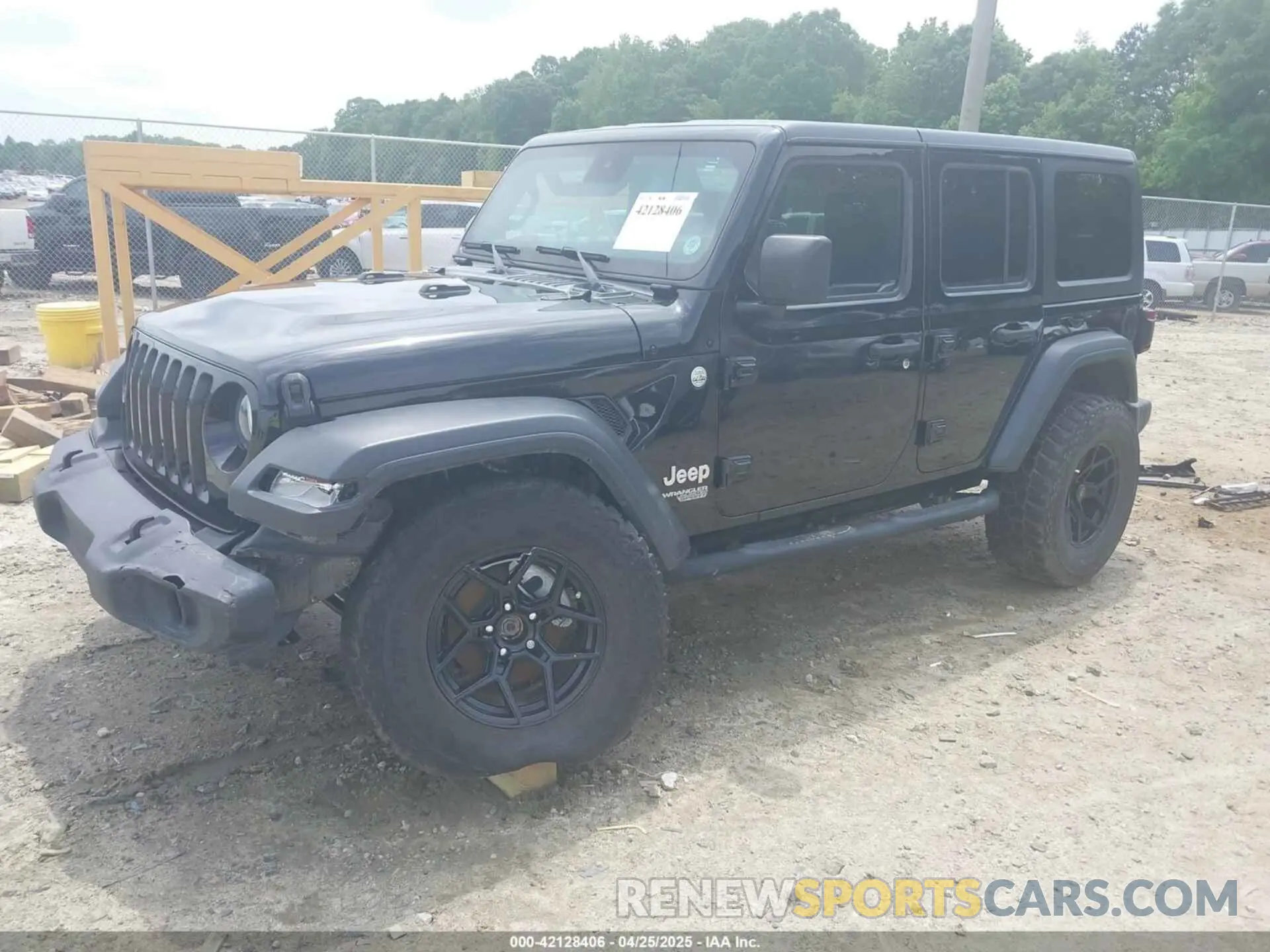 2 fotografías del automóvil dañado 1C4HJXDN5LW327476 JEEP WRANGLER UNLIMITED 2020