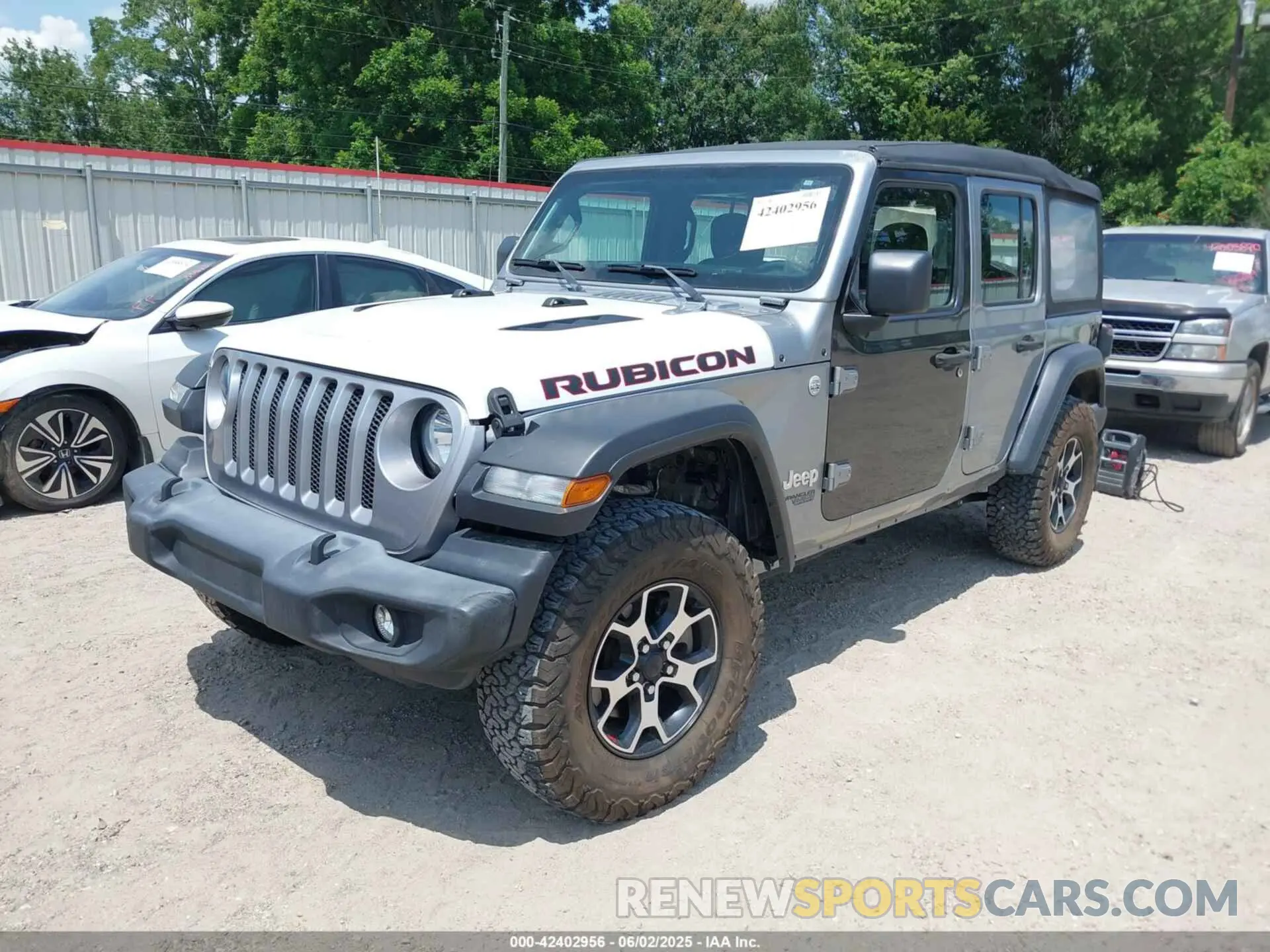 2 fotografías del automóvil dañado 1C4HJXDN6LW181802 JEEP WRANGLER UNLIMITED 2020