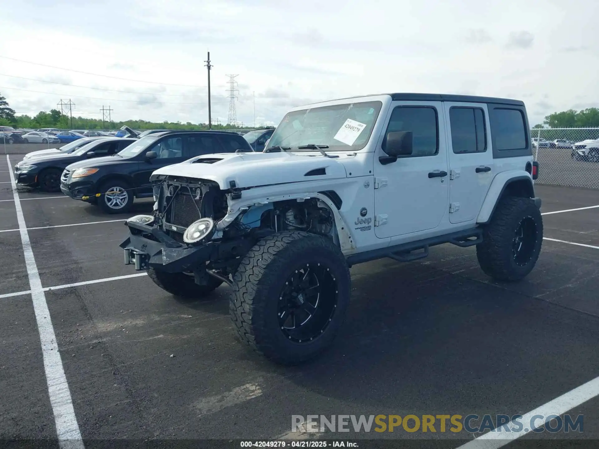 2 fotografías del automóvil dañado 1C4HJXDN6LW198065 JEEP WRANGLER UNLIMITED 2020
