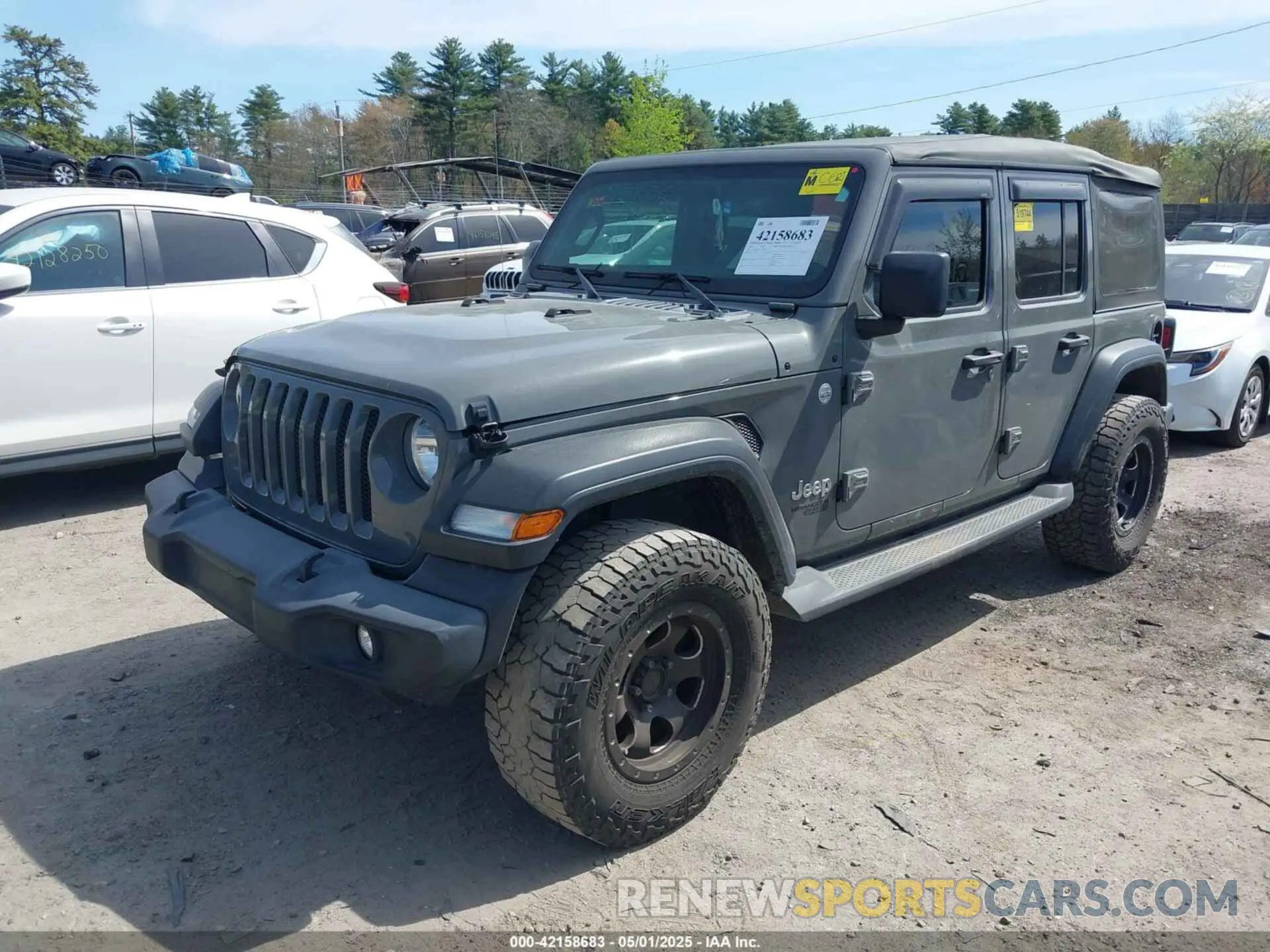 2 fotografías del automóvil dañado 1C4HJXDN7LW120040 JEEP WRANGLER UNLIMITED 2020