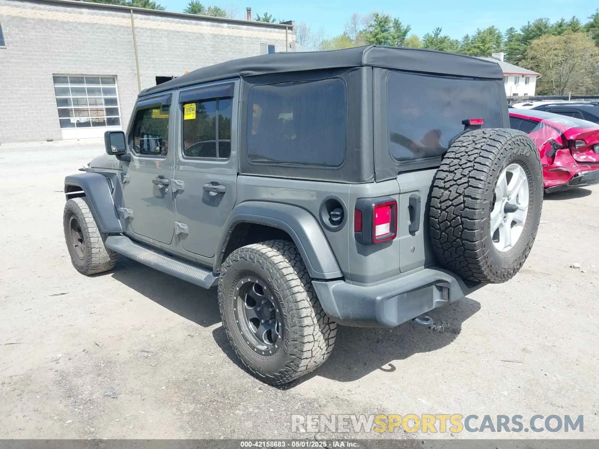 3 fotografías del automóvil dañado 1C4HJXDN7LW120040 JEEP WRANGLER UNLIMITED 2020