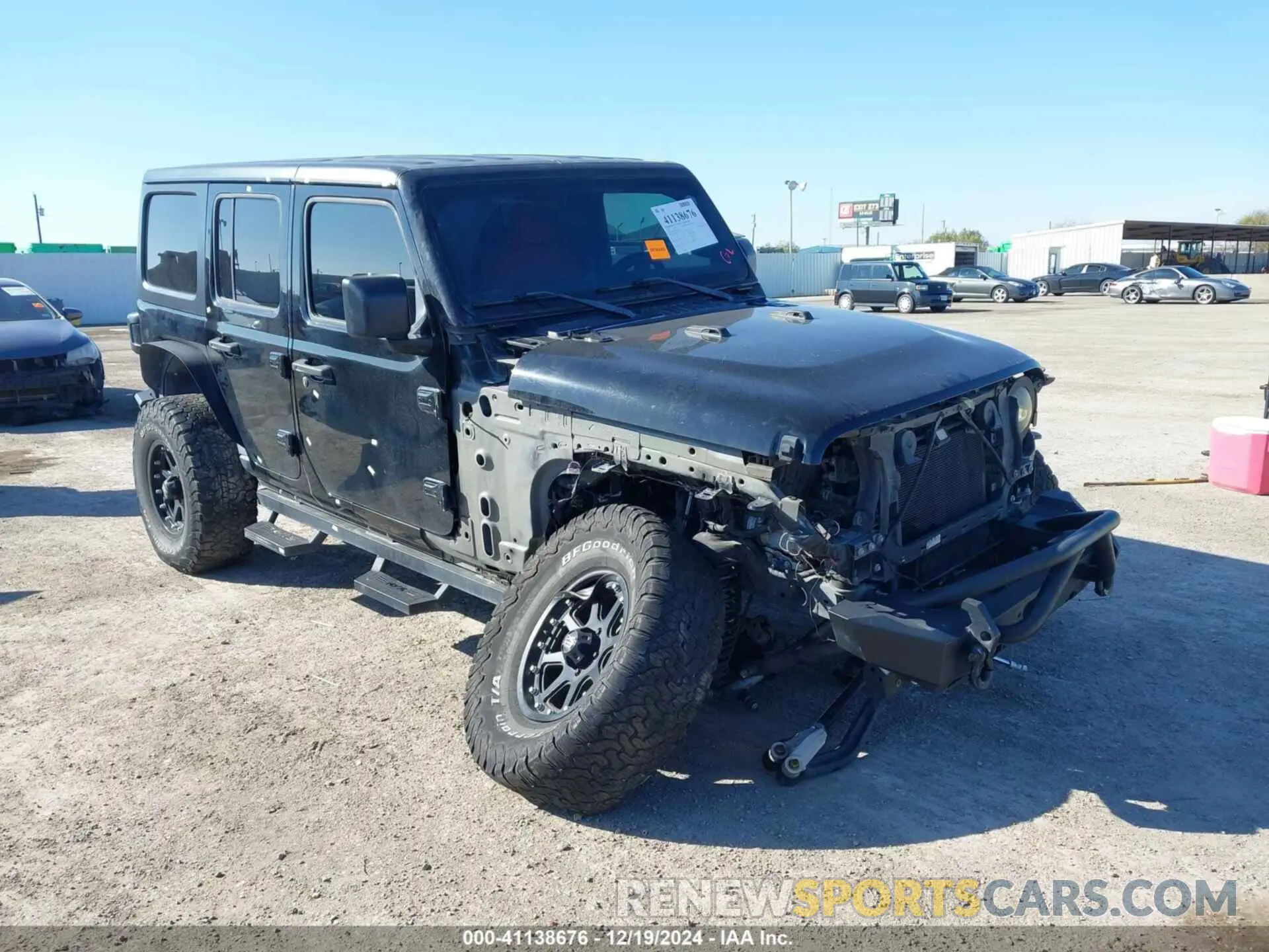 1 fotografías del automóvil dañado 1C4HJXDN7LW275350 JEEP WRANGLER UNLIMITED 2020