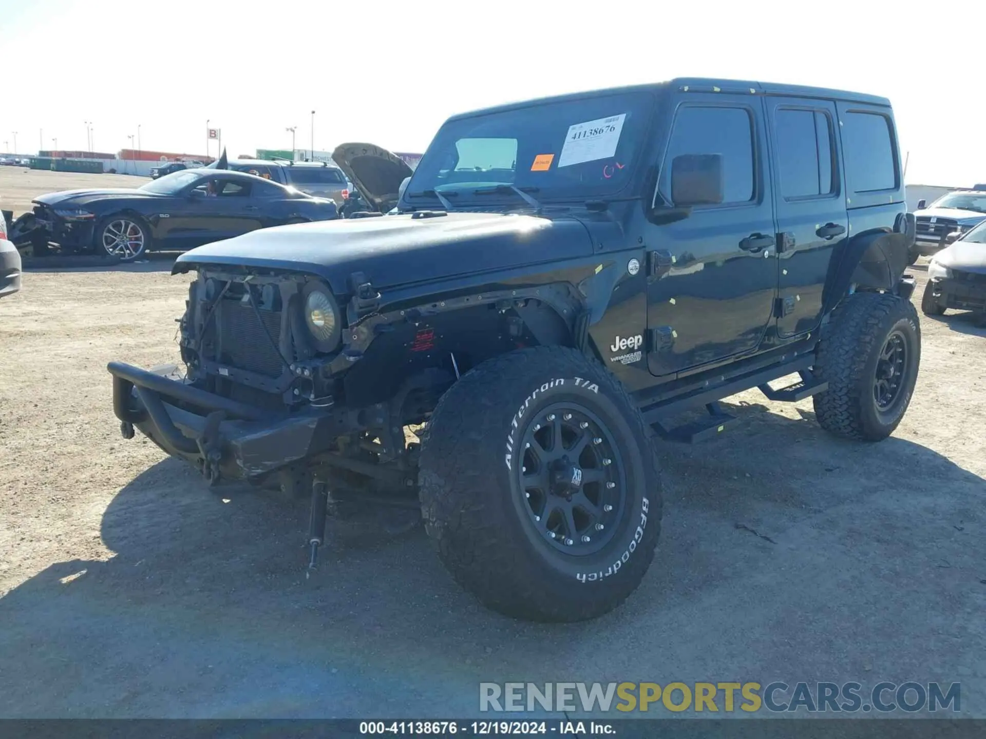 2 fotografías del automóvil dañado 1C4HJXDN7LW275350 JEEP WRANGLER UNLIMITED 2020