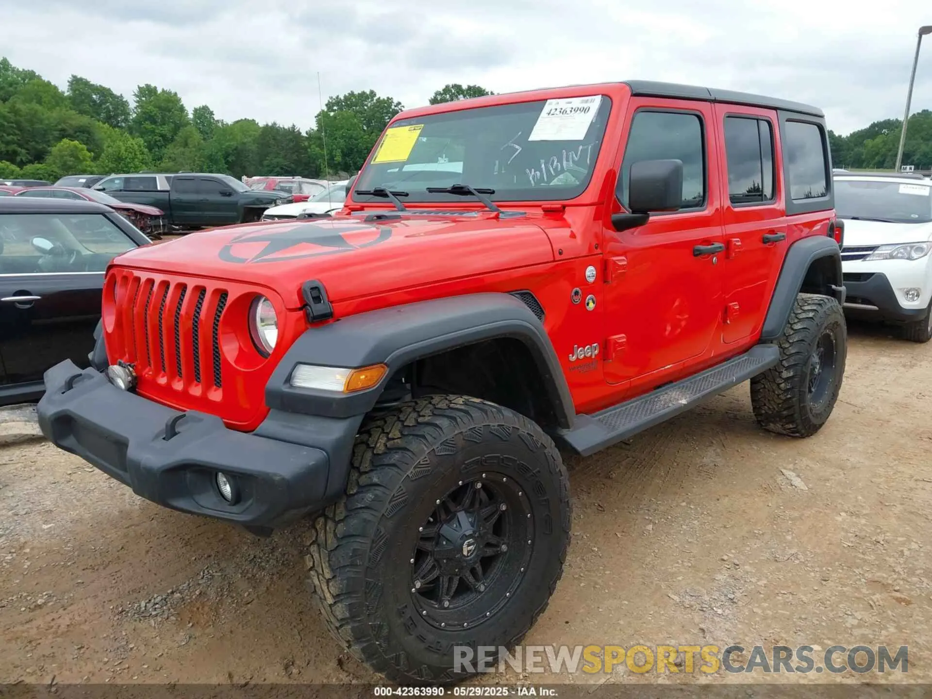 2 fotografías del automóvil dañado 1C4HJXDN7LW281357 JEEP WRANGLER UNLIMITED 2020