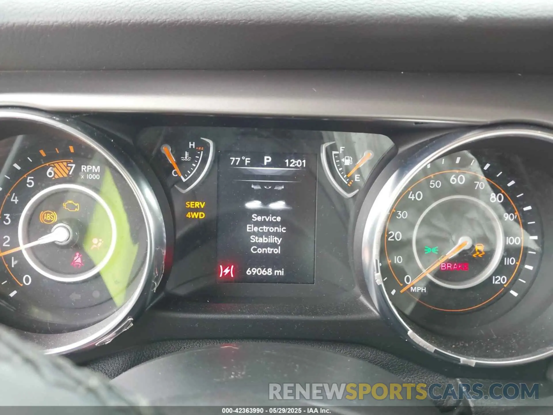 7 fotografías del automóvil dañado 1C4HJXDN7LW281357 JEEP WRANGLER UNLIMITED 2020