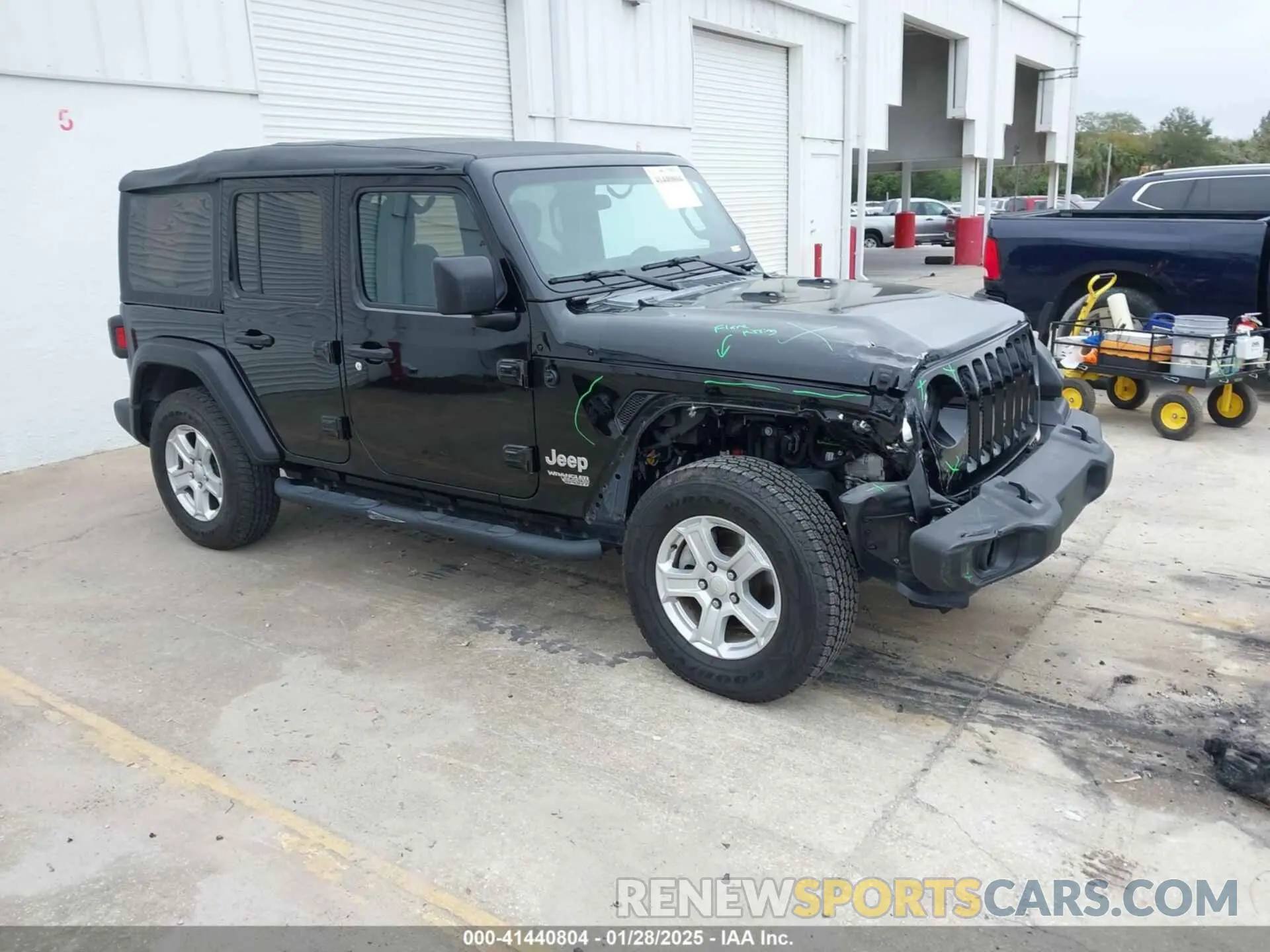 1 fotografías del automóvil dañado 1C4HJXDN8LW166119 JEEP WRANGLER UNLIMITED 2020