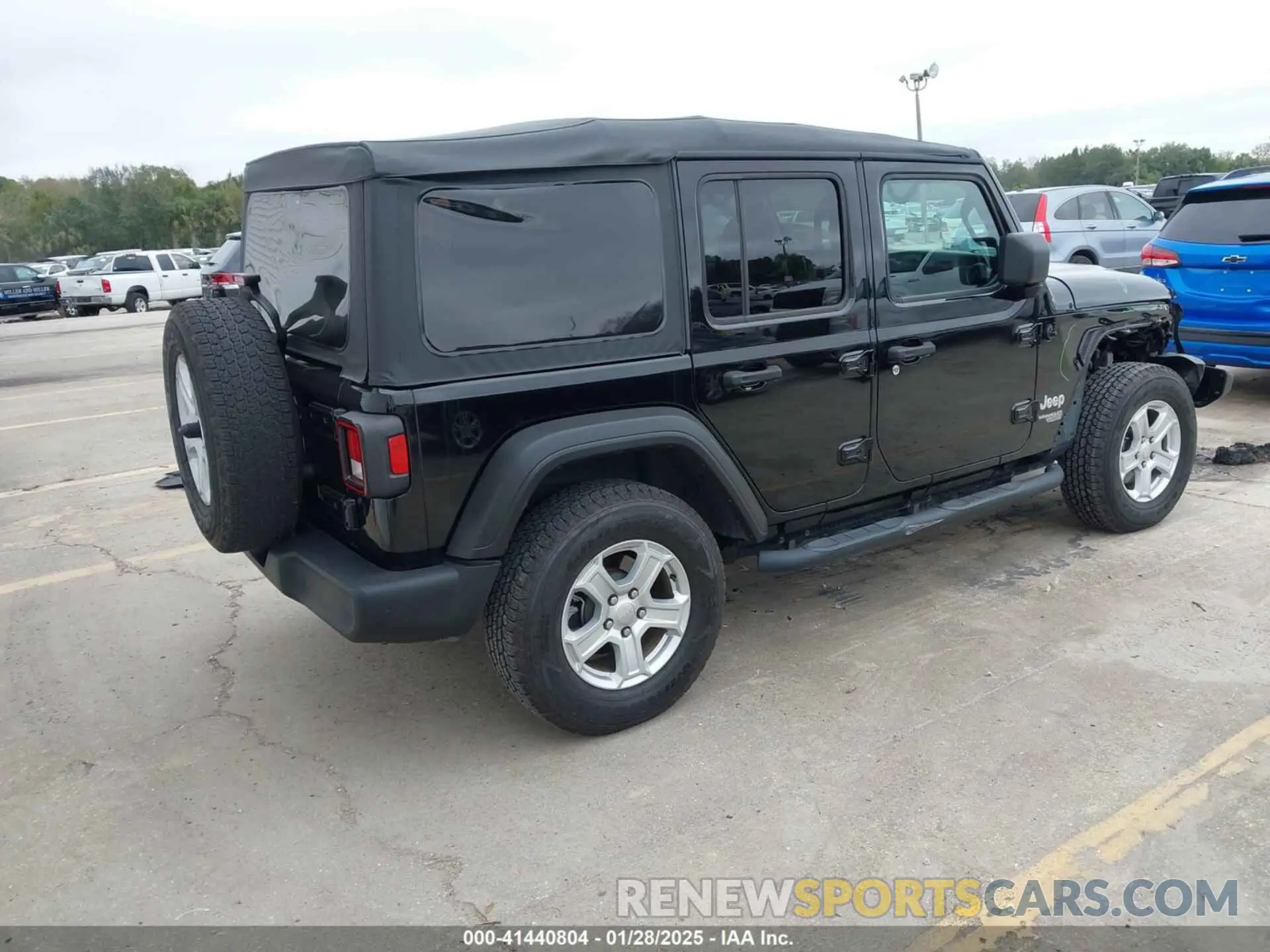 4 fotografías del automóvil dañado 1C4HJXDN8LW166119 JEEP WRANGLER UNLIMITED 2020