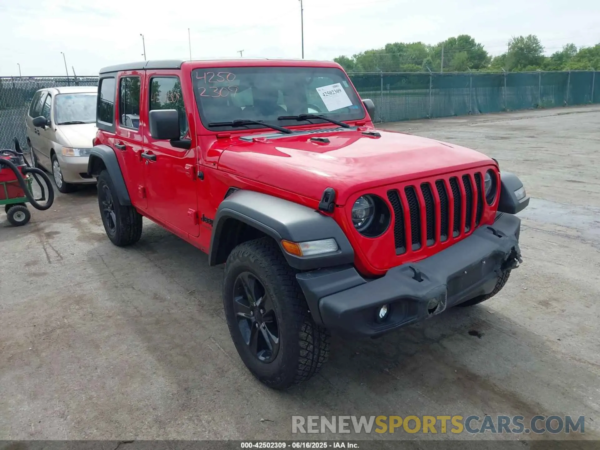 1 fotografías del automóvil dañado 1C4HJXDN8LW280024 JEEP WRANGLER UNLIMITED 2020