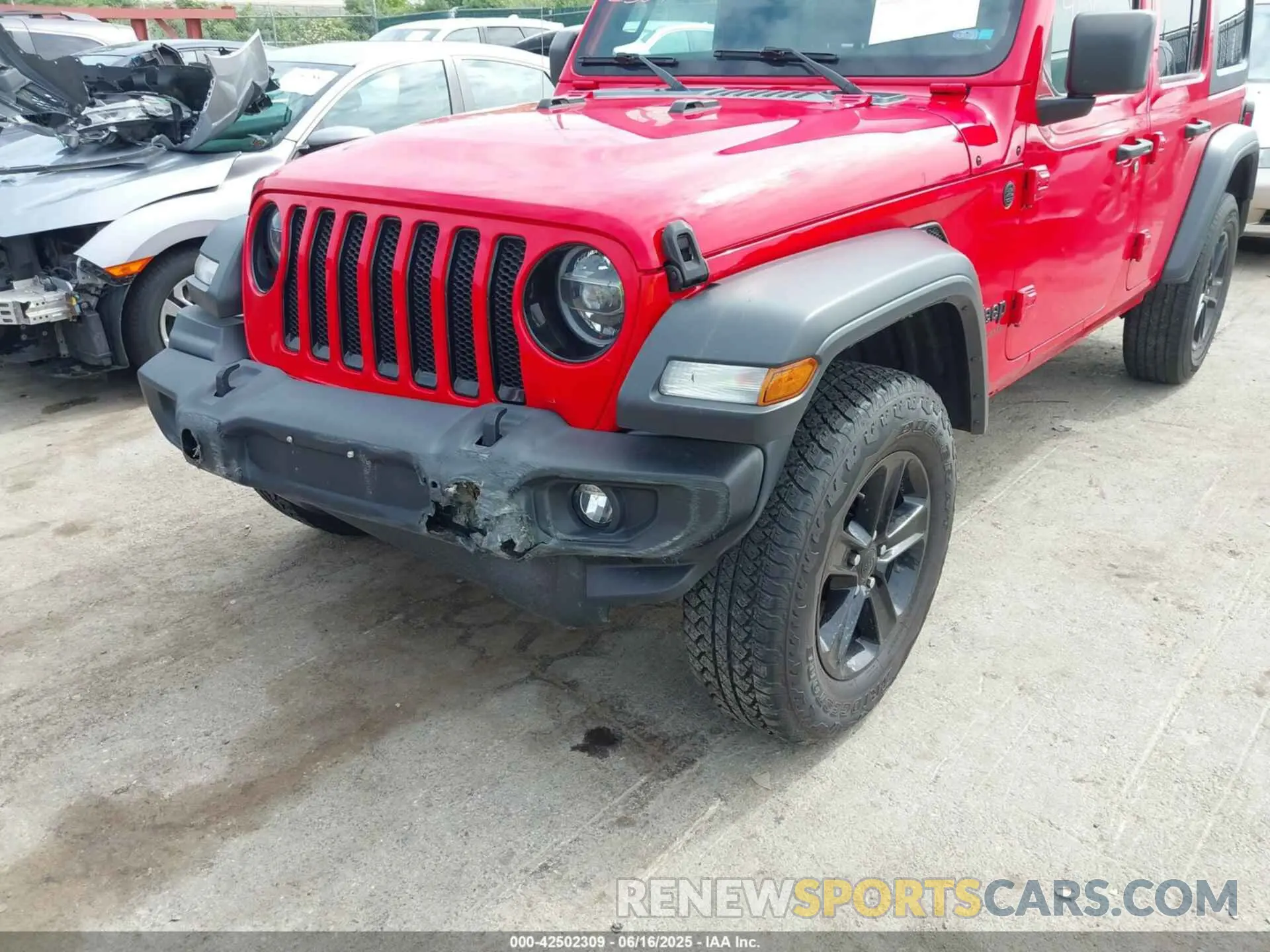6 fotografías del automóvil dañado 1C4HJXDN8LW280024 JEEP WRANGLER UNLIMITED 2020