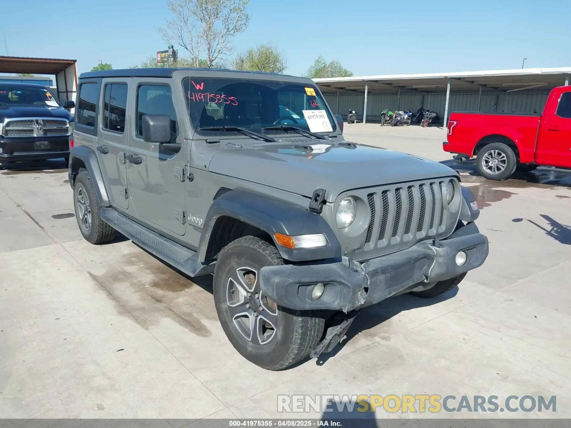 1 fotografías del automóvil dañado 1C4HJXDN9LW223055 JEEP WRANGLER UNLIMITED 2020