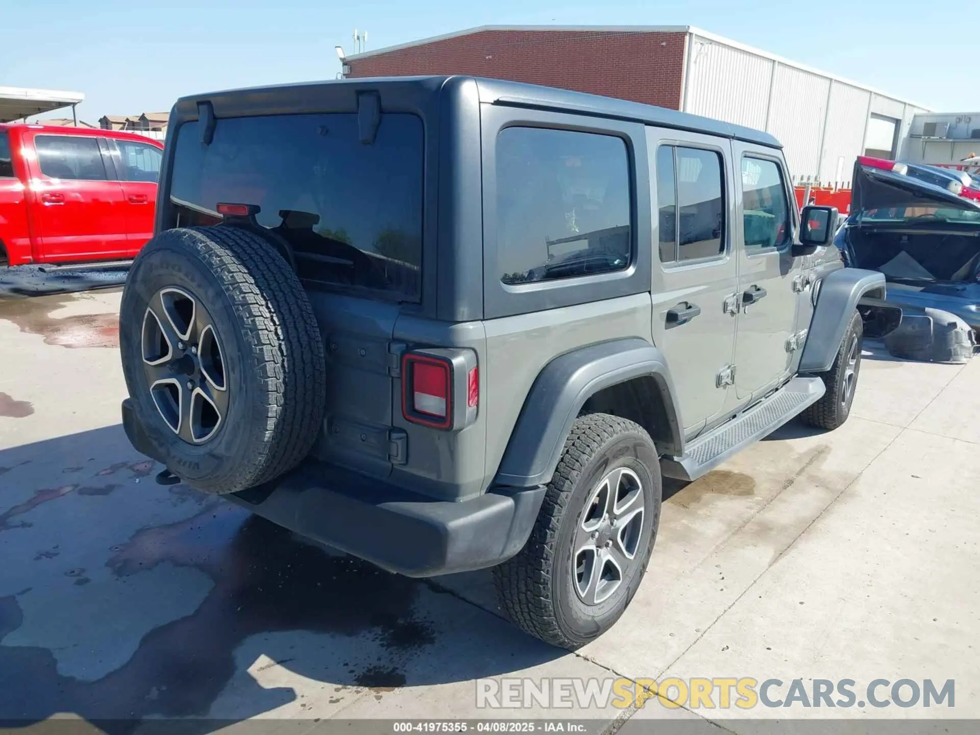 4 fotografías del automóvil dañado 1C4HJXDN9LW223055 JEEP WRANGLER UNLIMITED 2020