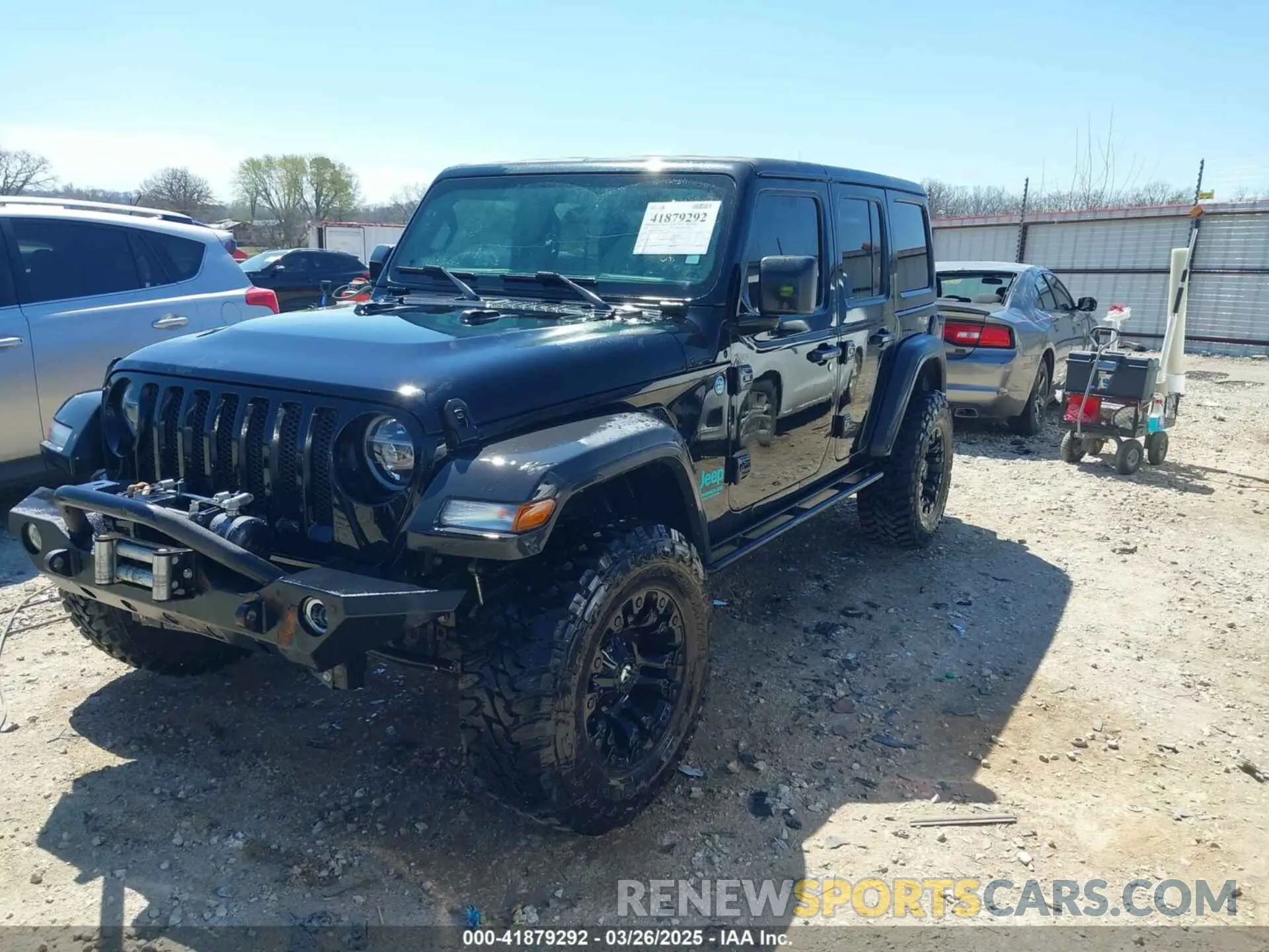 2 fotografías del automóvil dañado 1C4HJXDN9LW323205 JEEP WRANGLER UNLIMITED 2020