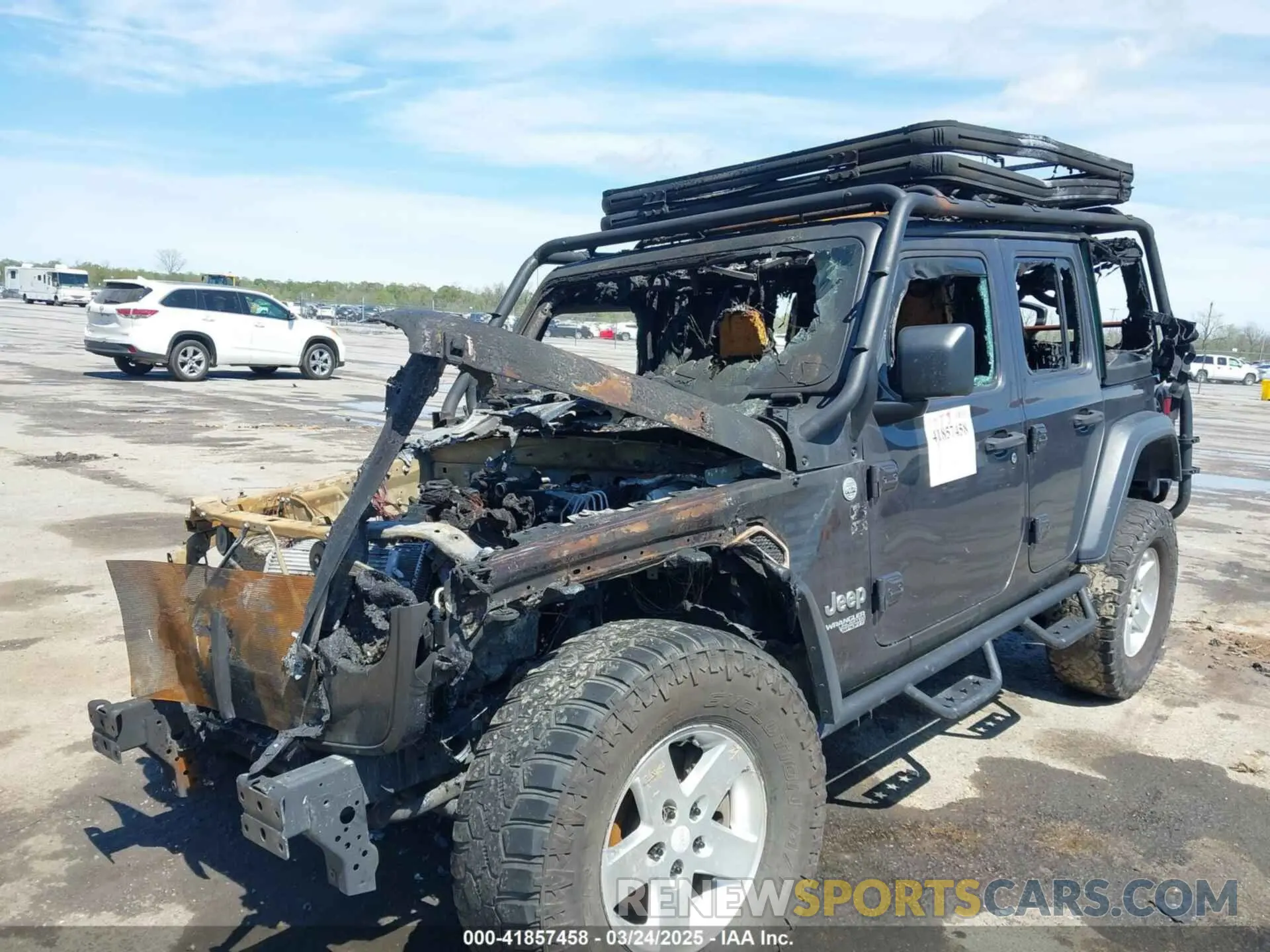 2 fotografías del automóvil dañado 1C4HJXDNXLW226806 JEEP WRANGLER UNLIMITED 2020