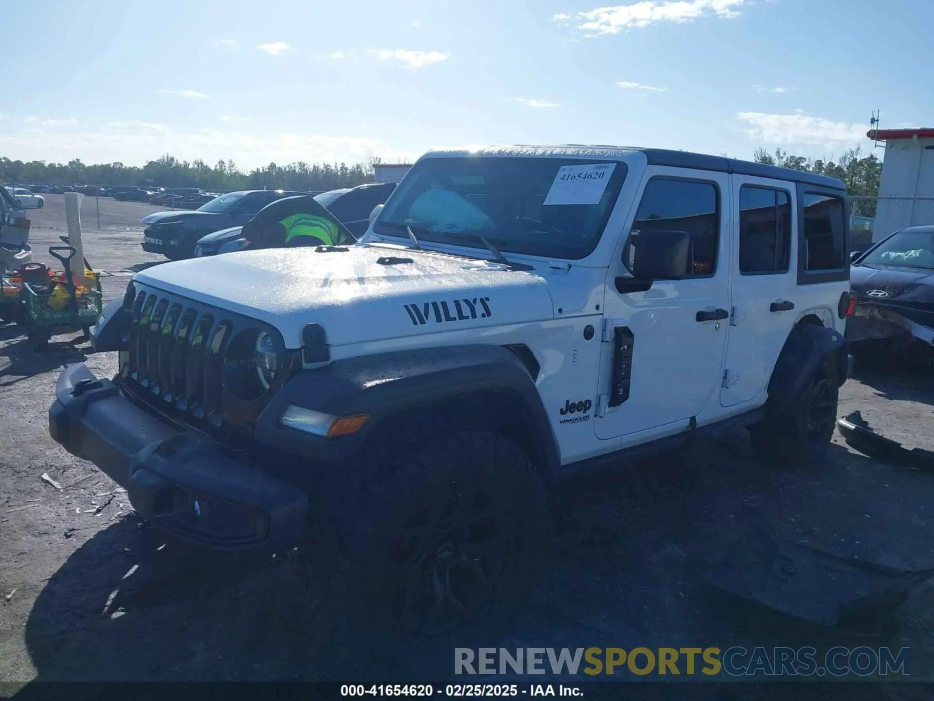 2 fotografías del automóvil dañado 1C4HJXDNXLW335024 JEEP WRANGLER UNLIMITED 2020